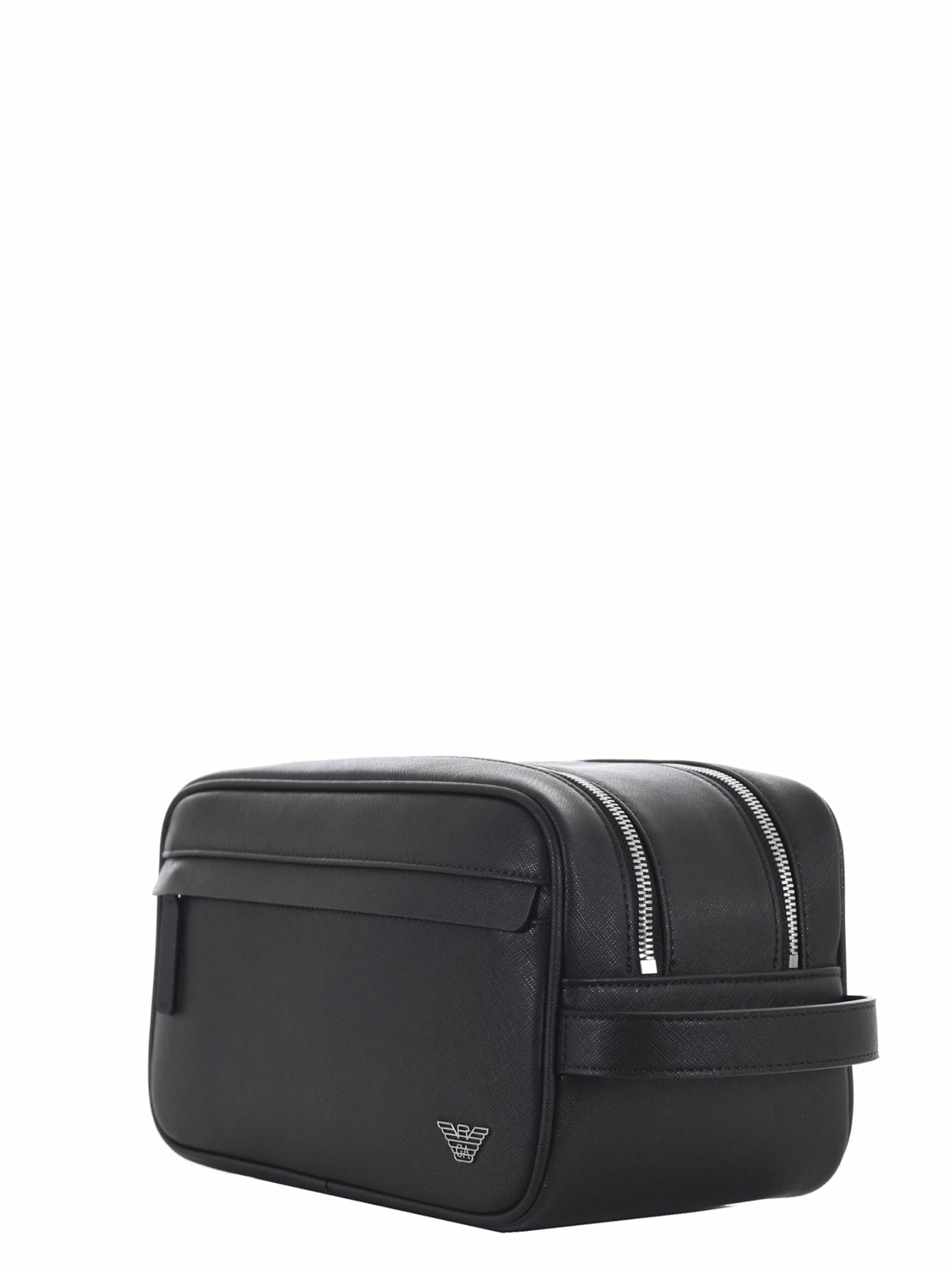 Shop Emporio Armani Beauty Case In Black