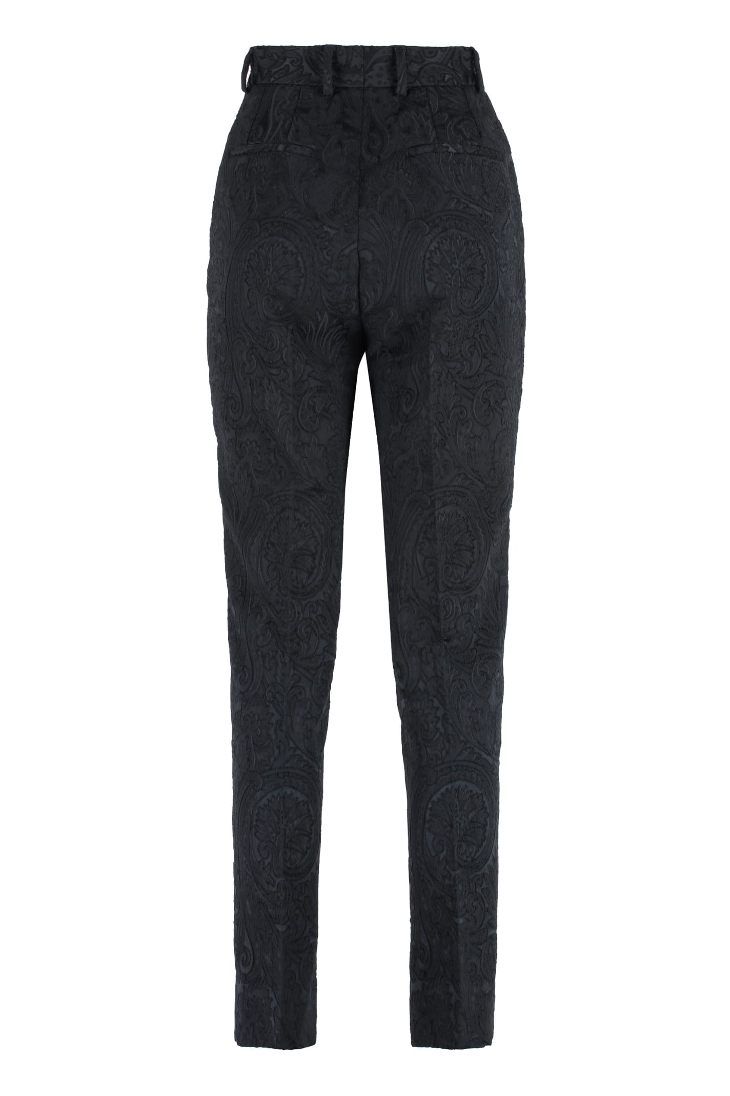 Dolce & Gabbana High-rise Trousers In Nero