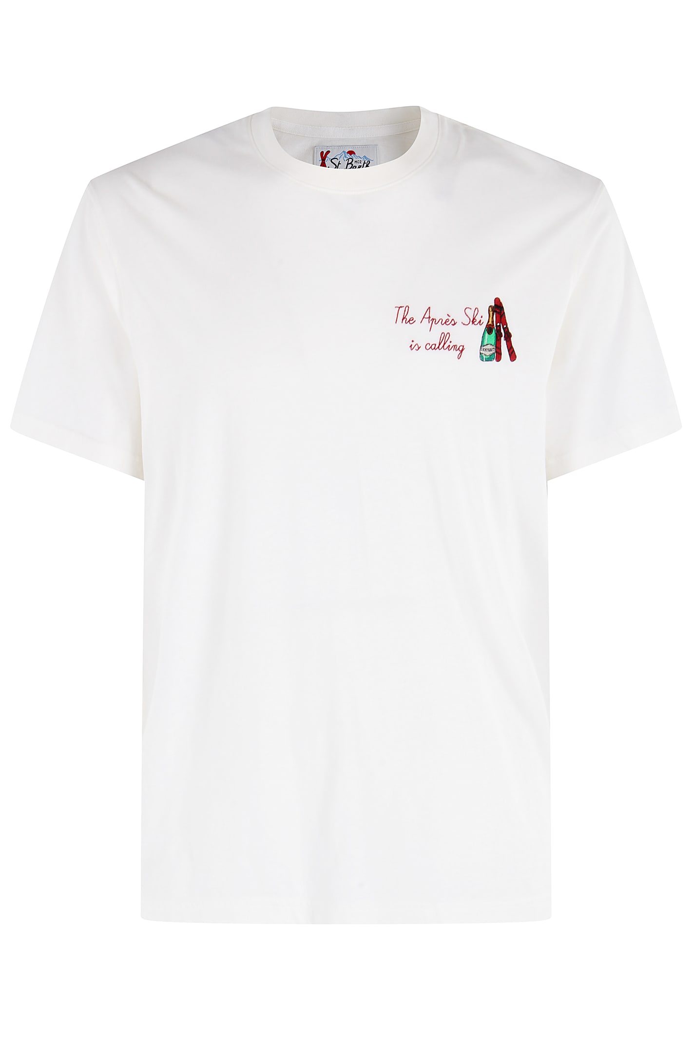 Mc2 Saint Barth Classic T Shirt In Warm Fabric In Multi