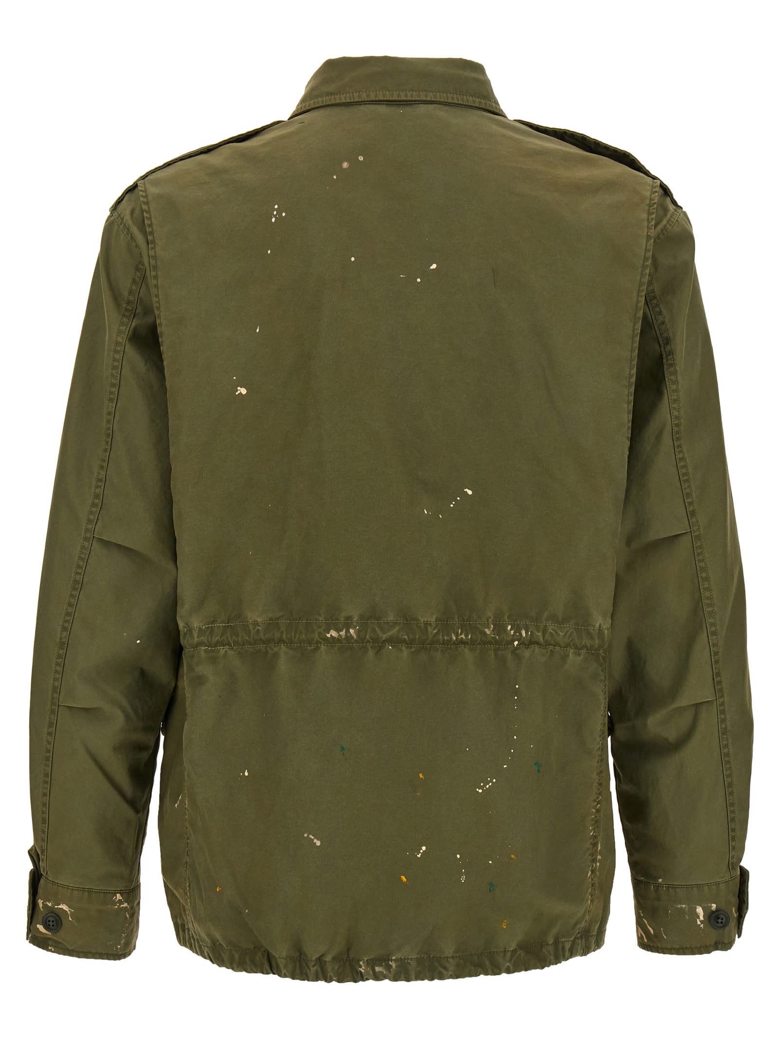 Shop Polo Ralph Lauren Field Jacket In Green