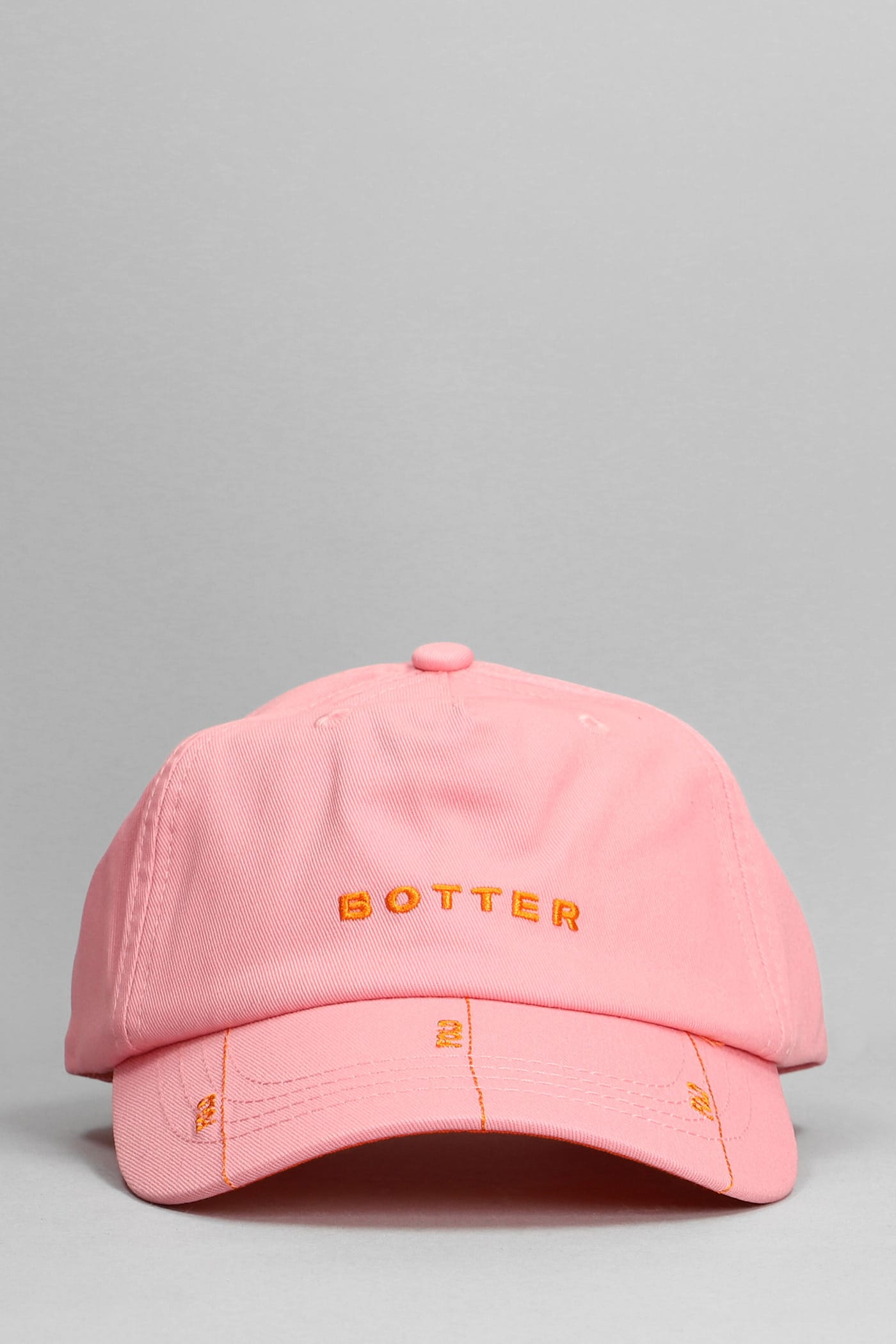 Botter Hats In Rose-pink Cotton