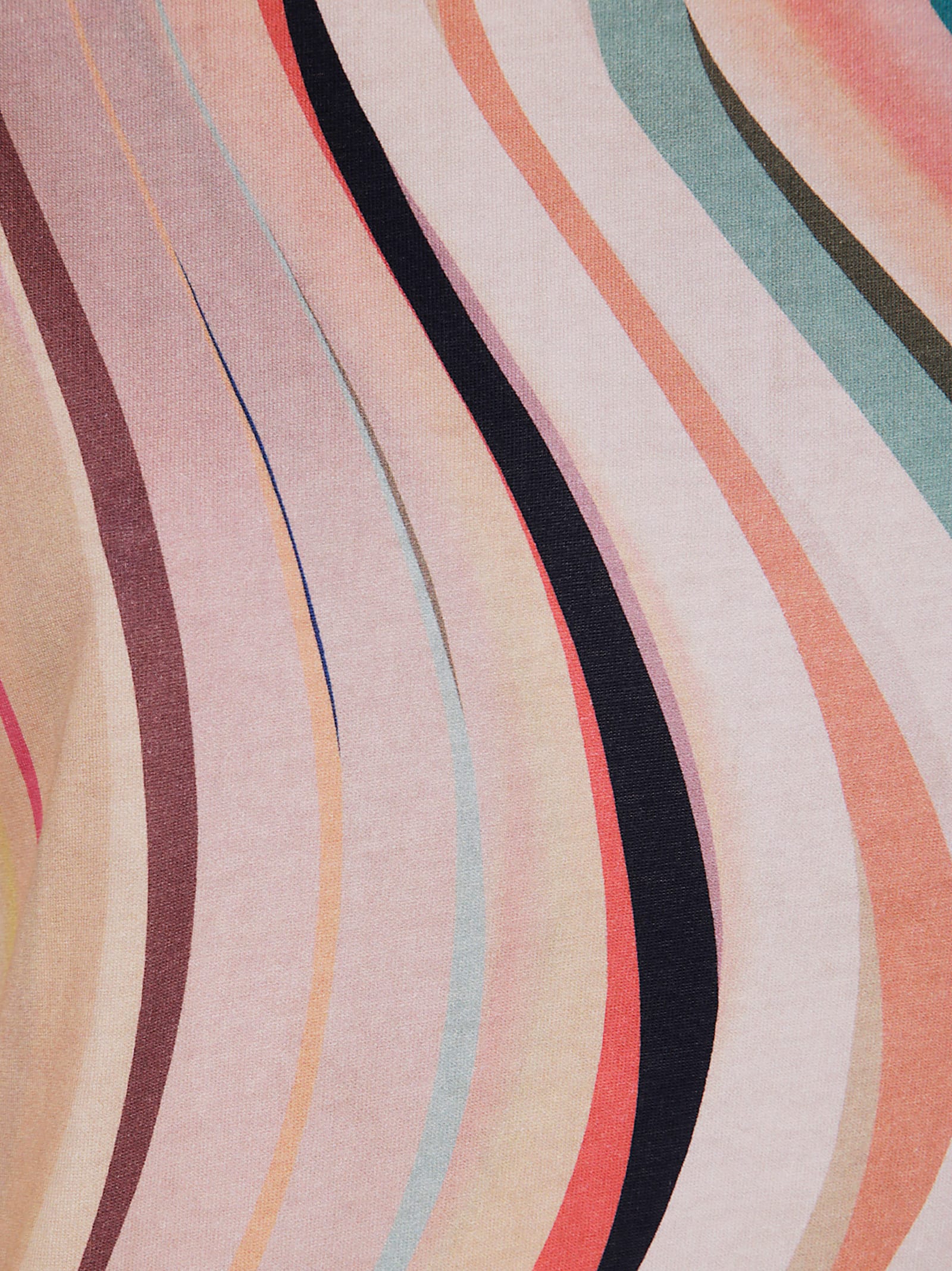 Ps By Paul Smith Ps Paul Smith New Swirl Cotton T-shirt In Multicolor