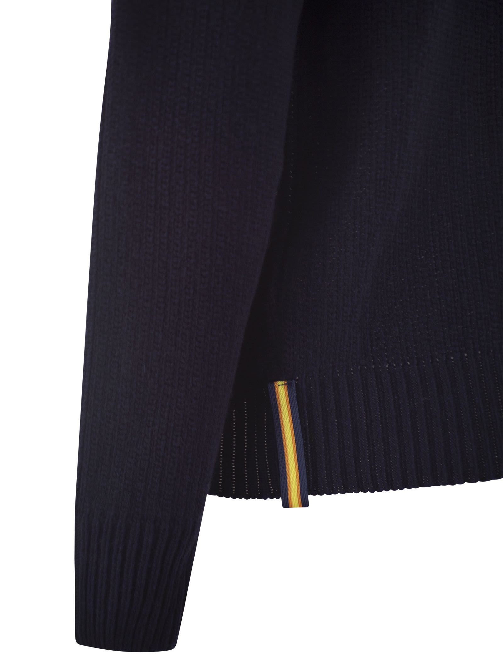 K-way Virgil - Turtleneck Jumper In Navy