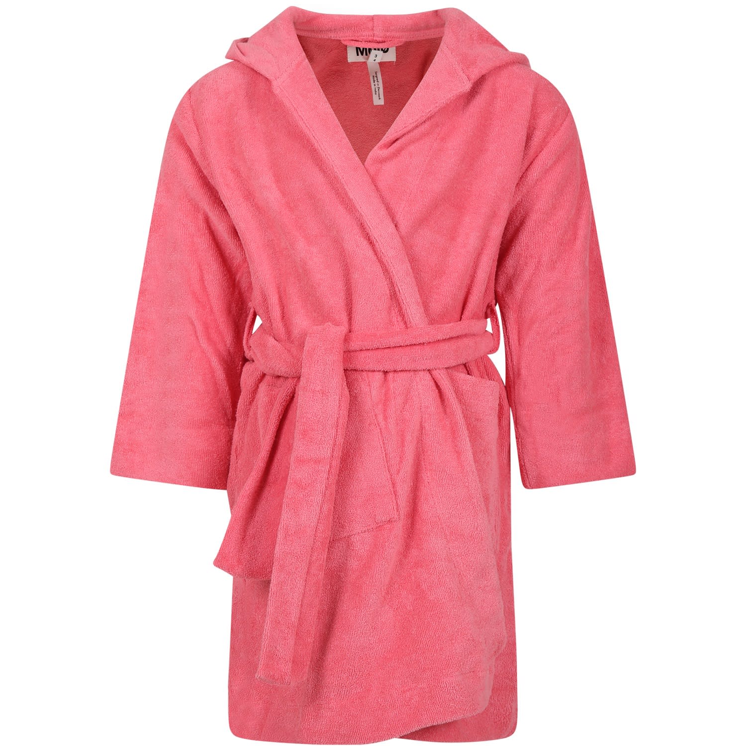 Molo Kids' Pink Dressing Gown For Girl
