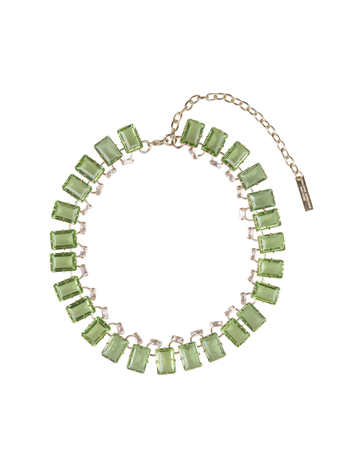 Ermanno Scervino Necklace With Green Stones