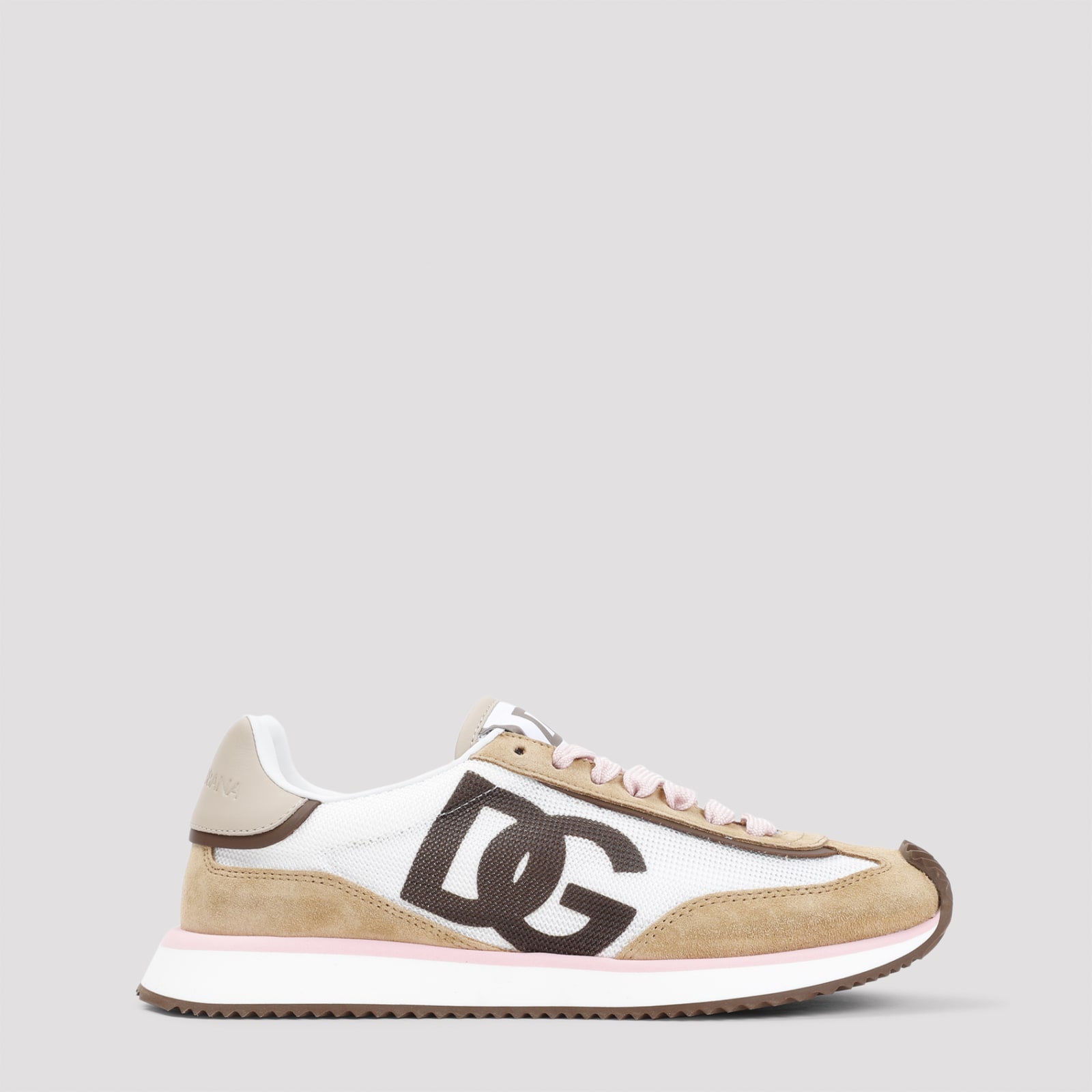 Shop Dolce & Gabbana Sneakers In Bianco Cacao