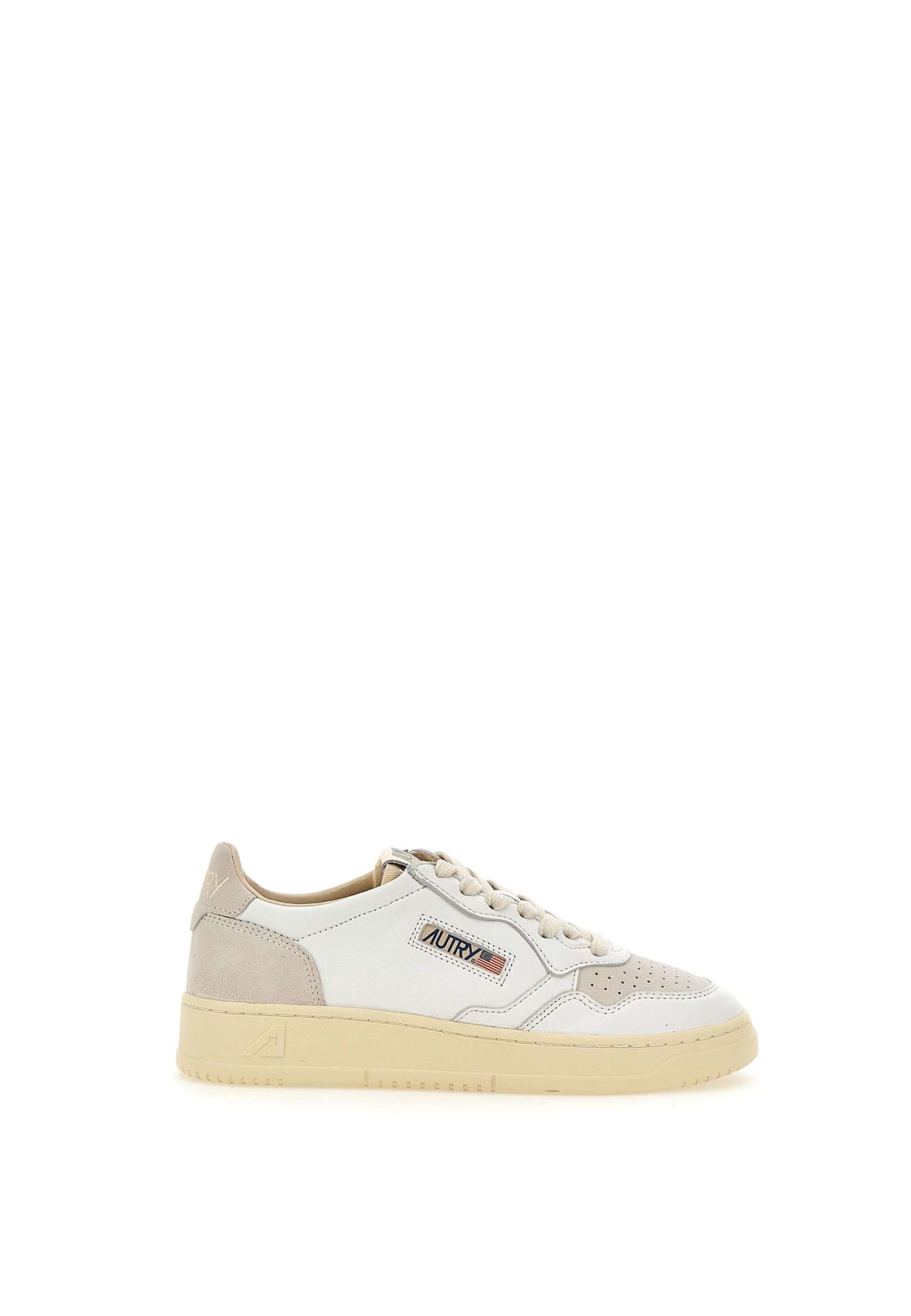Autry Sl30 Leather Sneakers In White