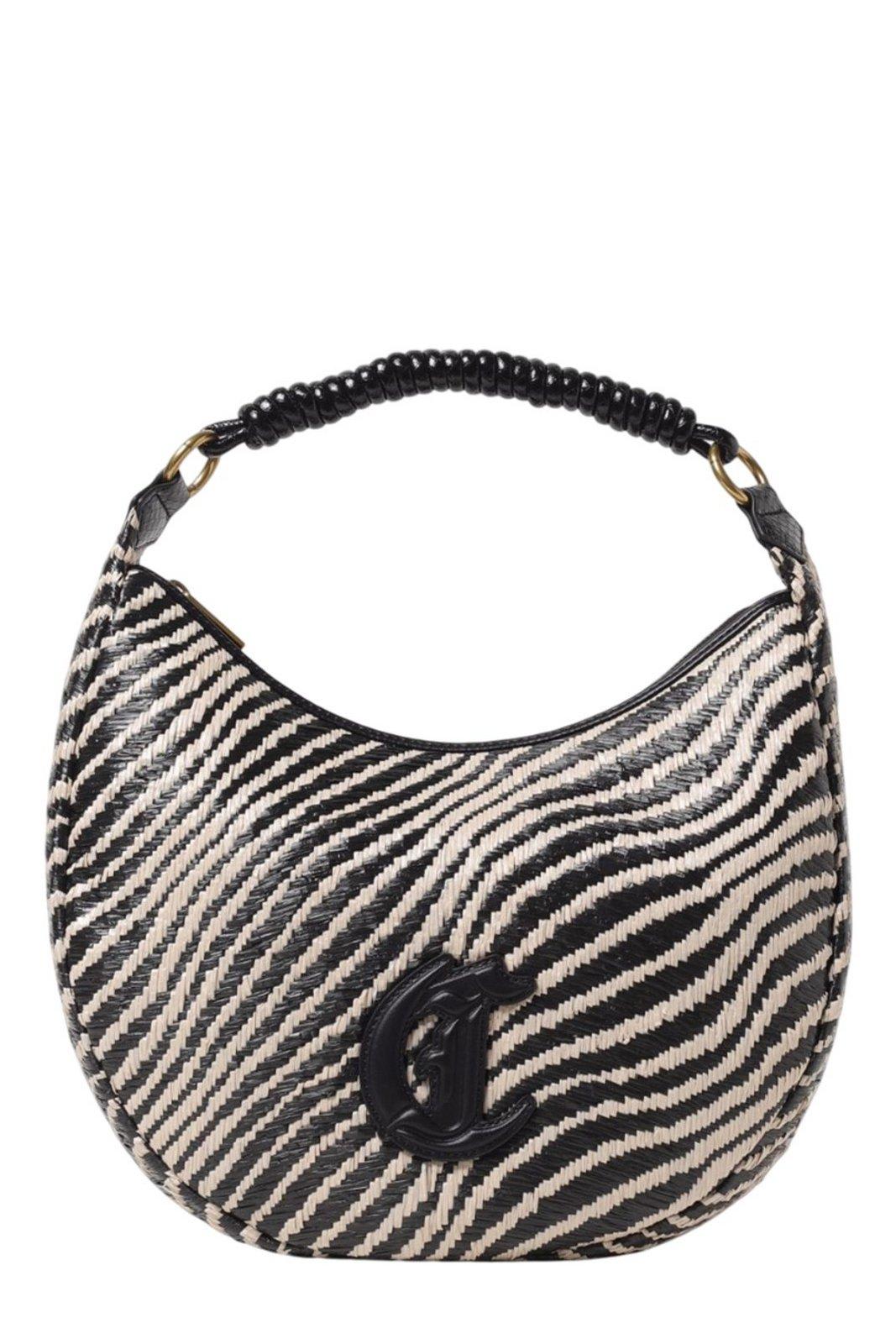 Just Cavalli Zebra Printed Shoulder Bag