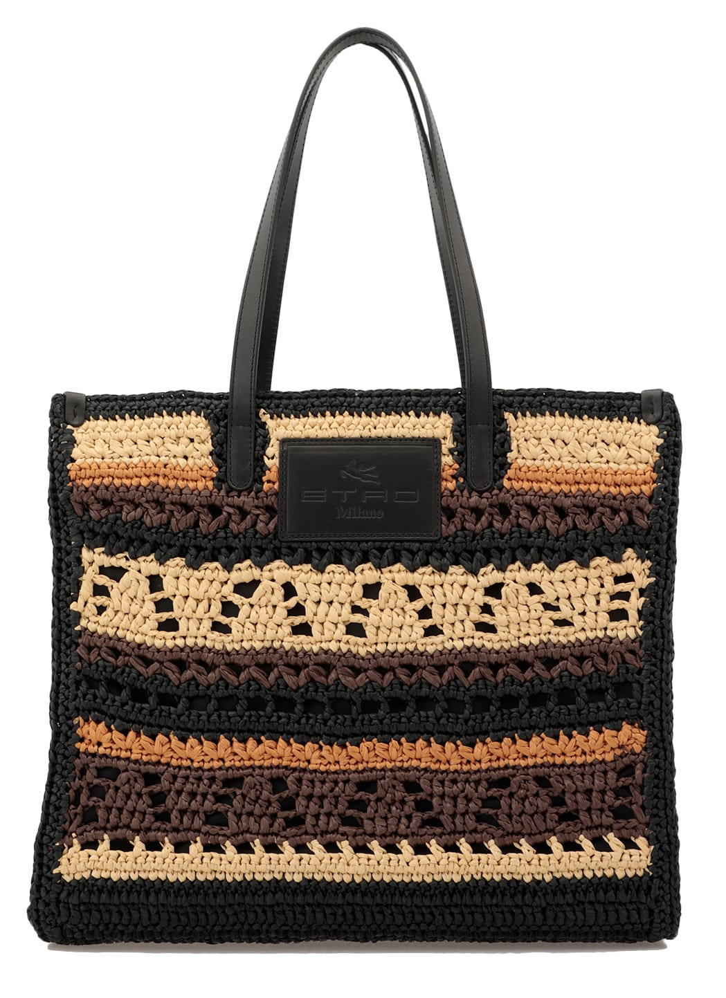 Etro Shopping Bag With Crochet Embroiderys