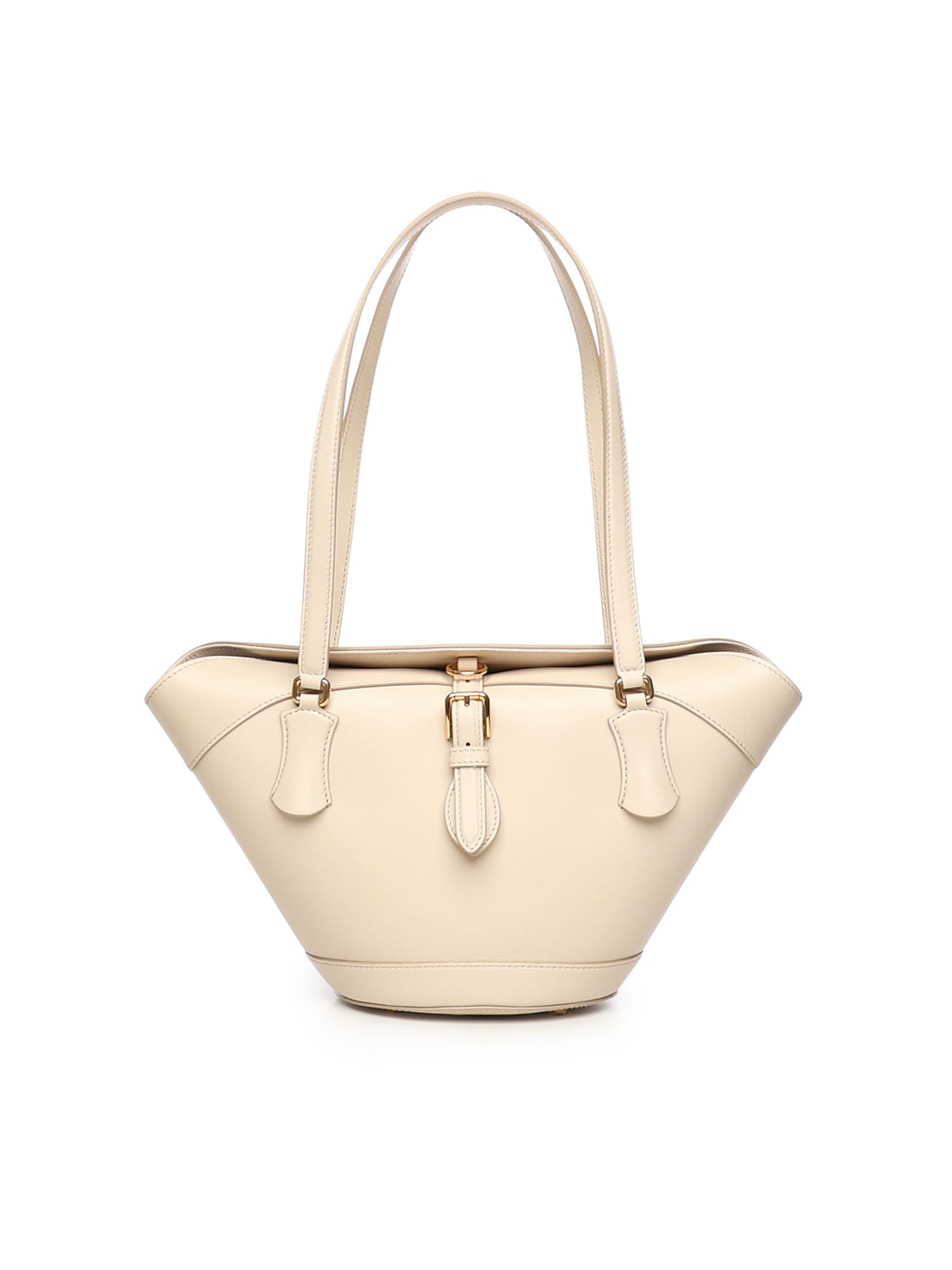 Dolce & Gabbana Capri Calfskin Tote Bag In White