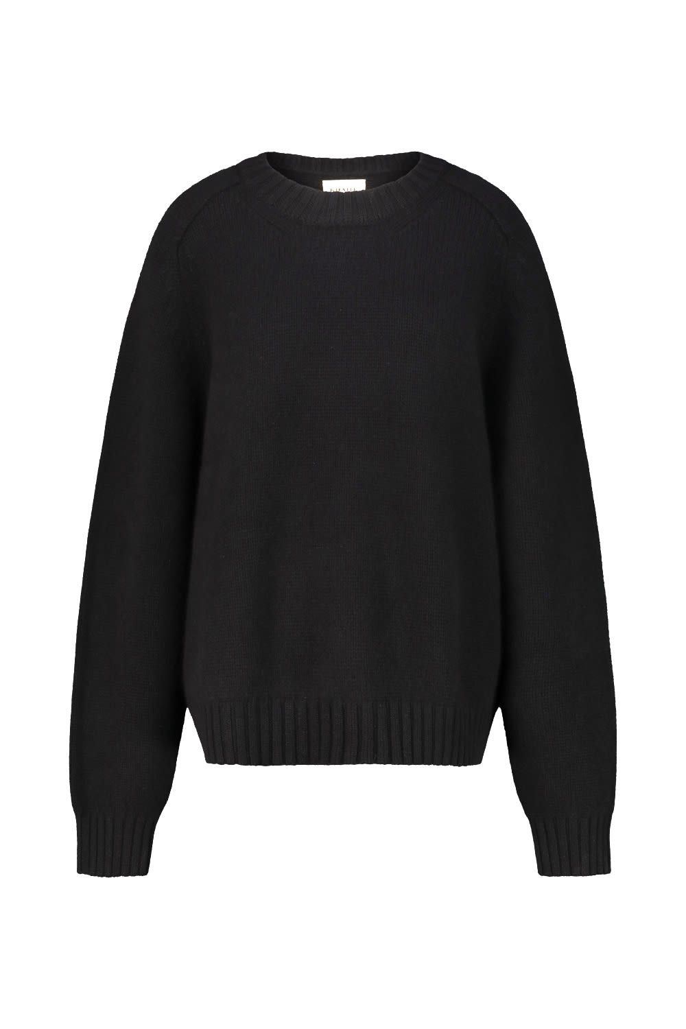 Khaite Maglione Mae In Cashmere Nero Donna In Black