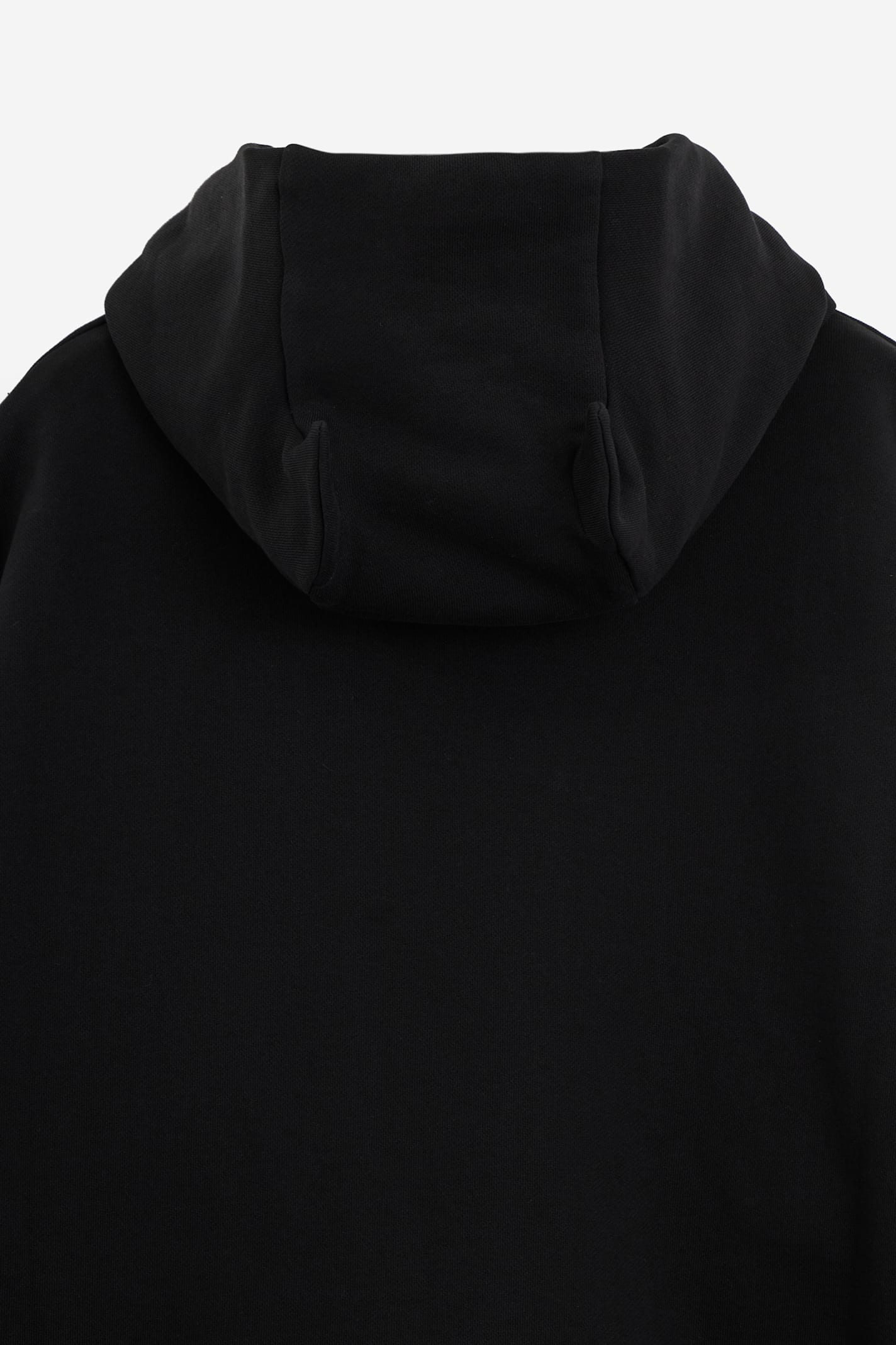 Shop Coperni Horn Hooded Dress In Black