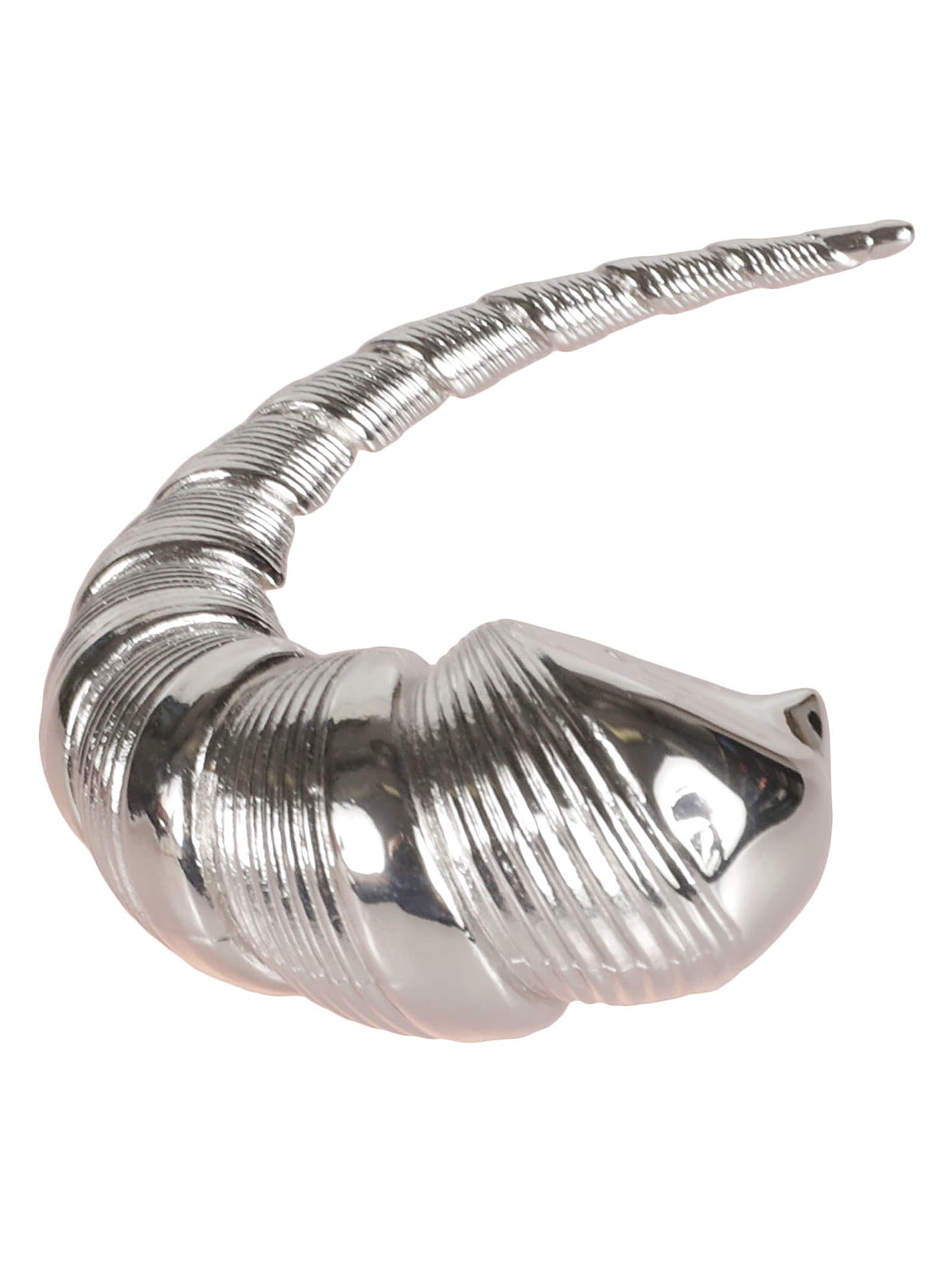 Courrèges Shell Earring In Silver