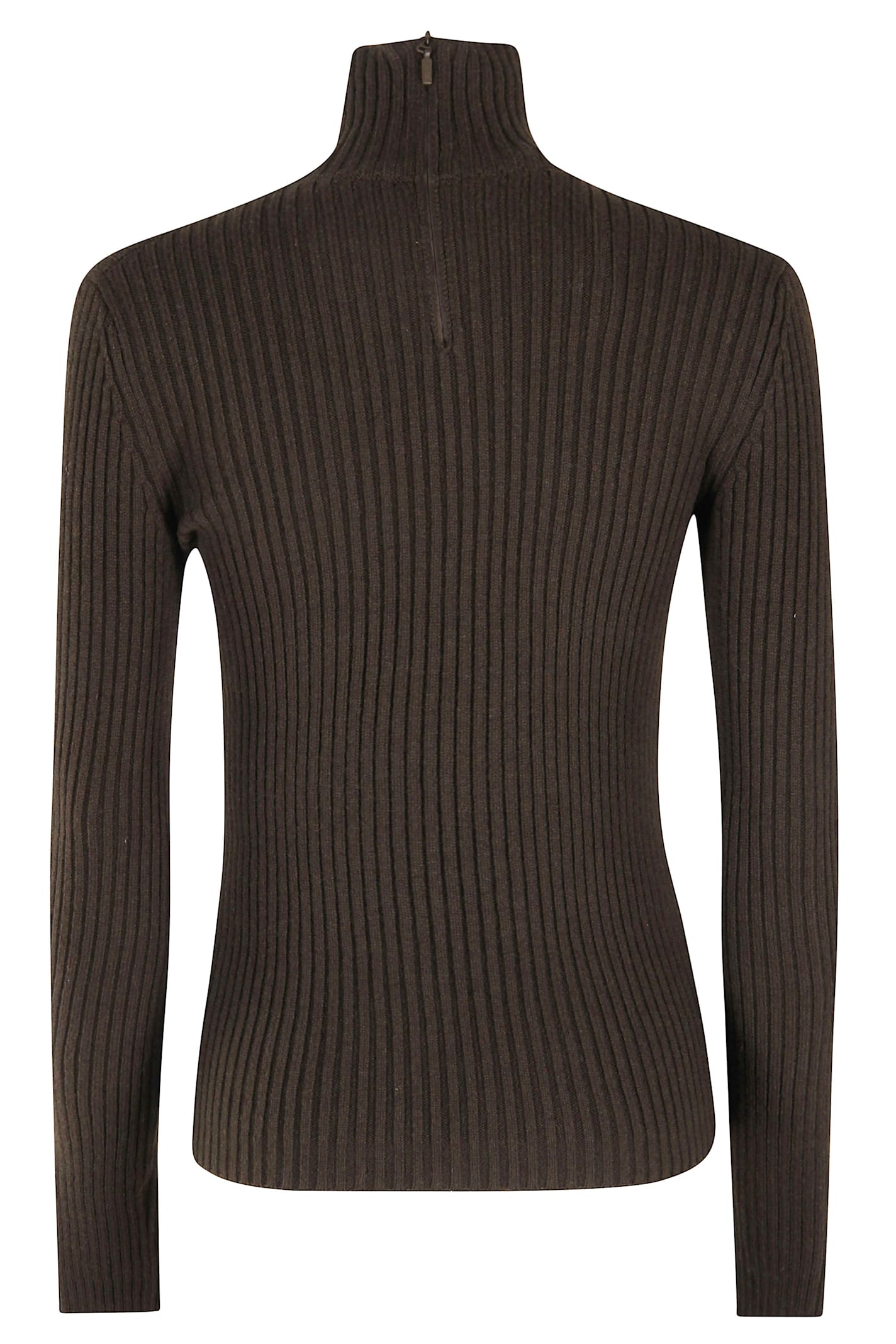 Max Mara Wool-cashmere Verde Muschio Sweater In Green