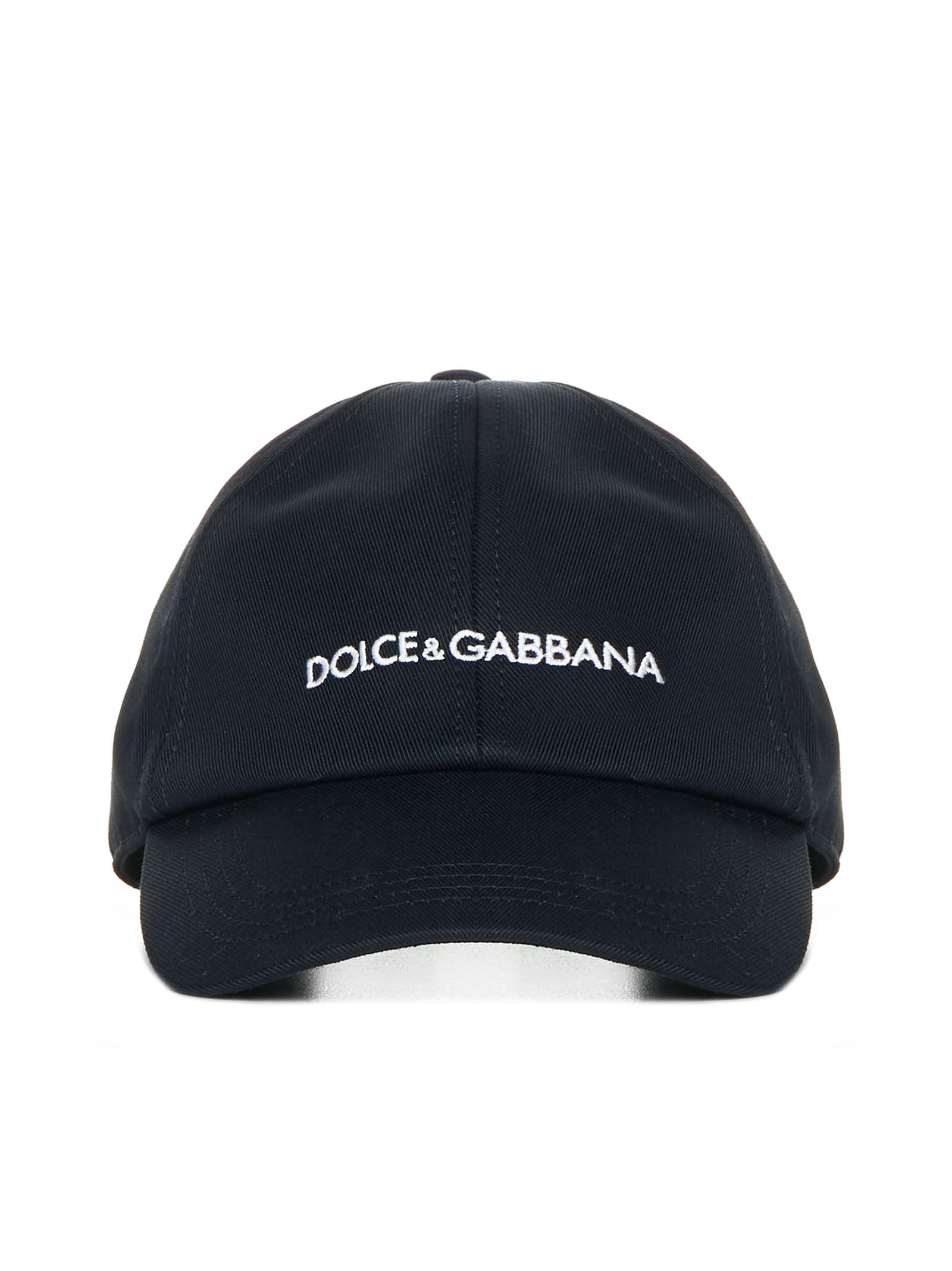 DOLCE & GABBANA LOGO BLUE HAT