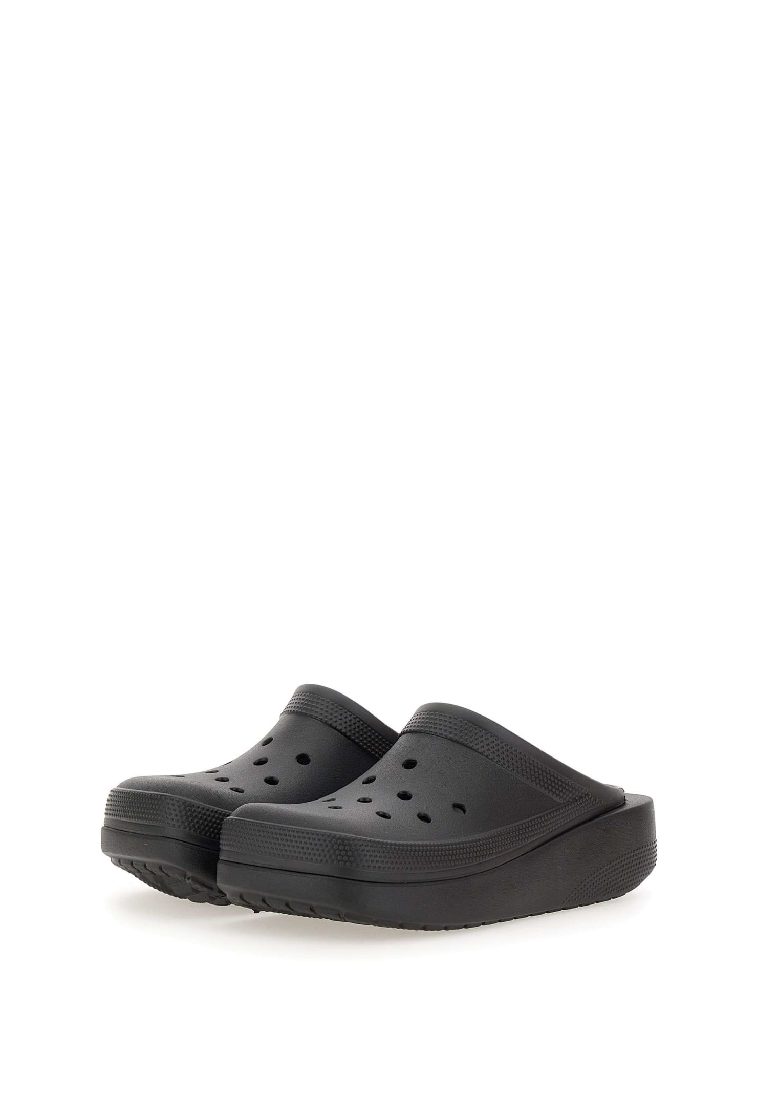Shop Crocs Classic Blunt Toe Slippers In Black