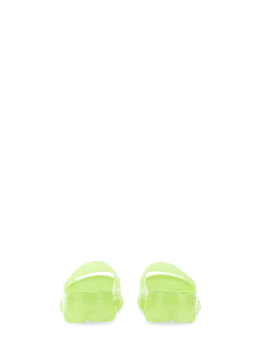 Ugg 30mm Jella Pvc Slides In Green