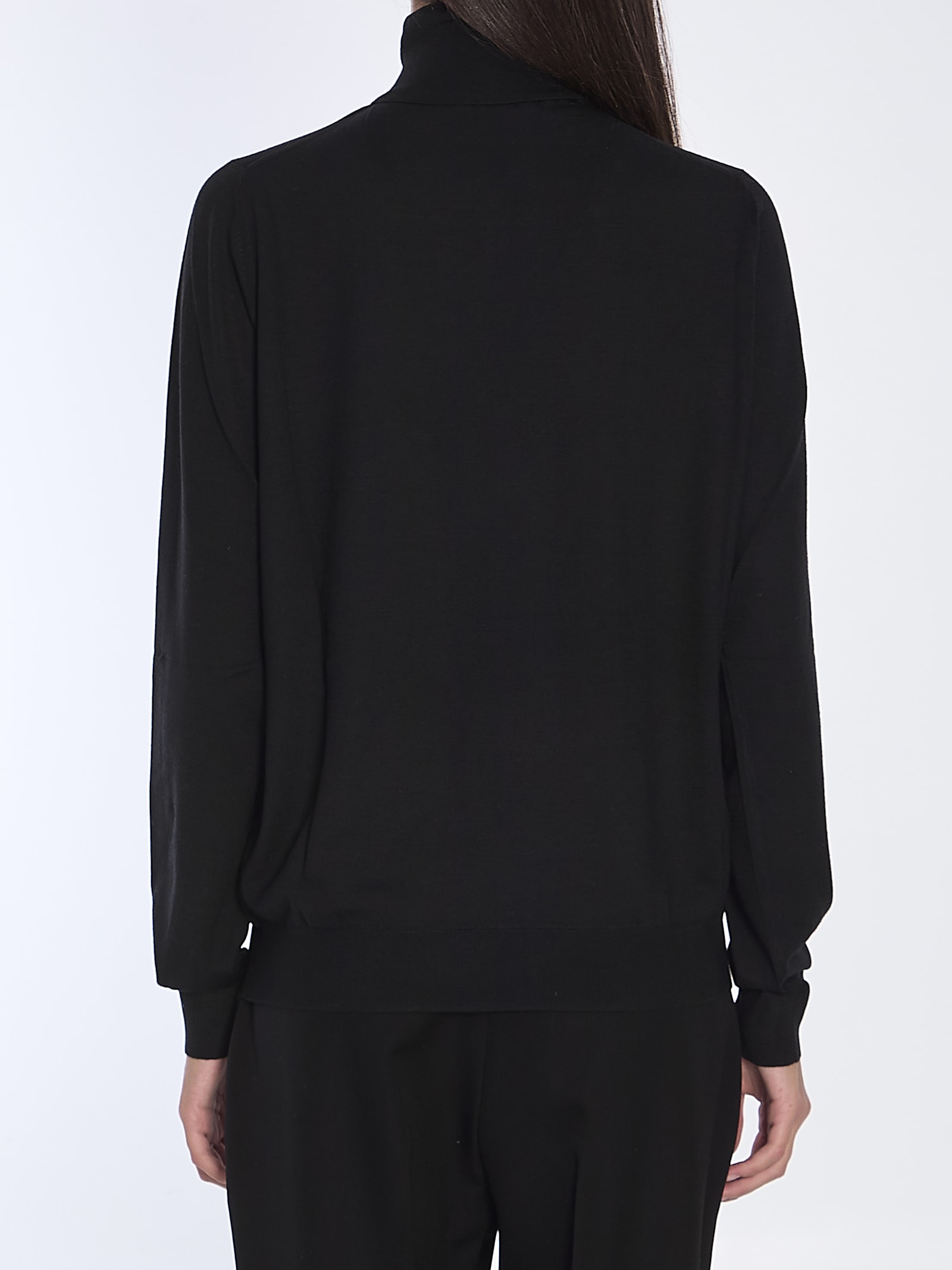 Shop The Row Heva Turtleneck Sweater In Black