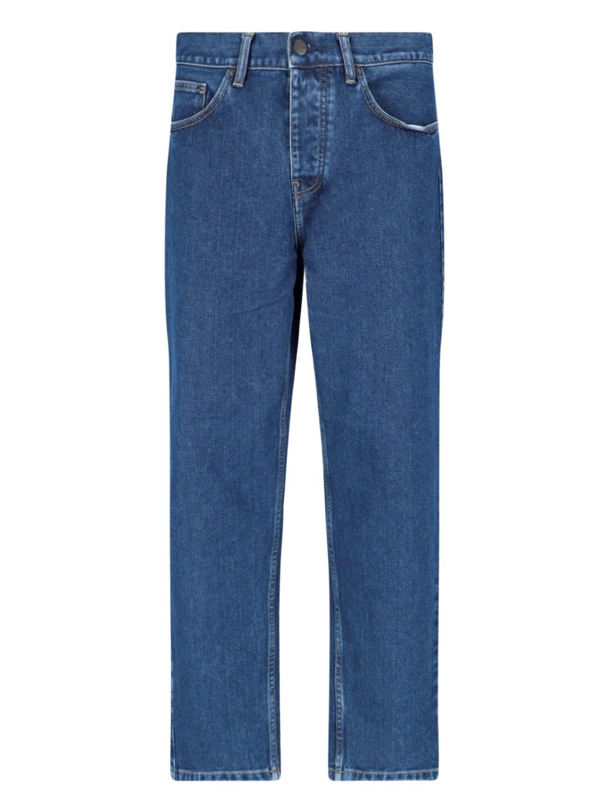 Shop Carhartt Newel Jeans In Blue