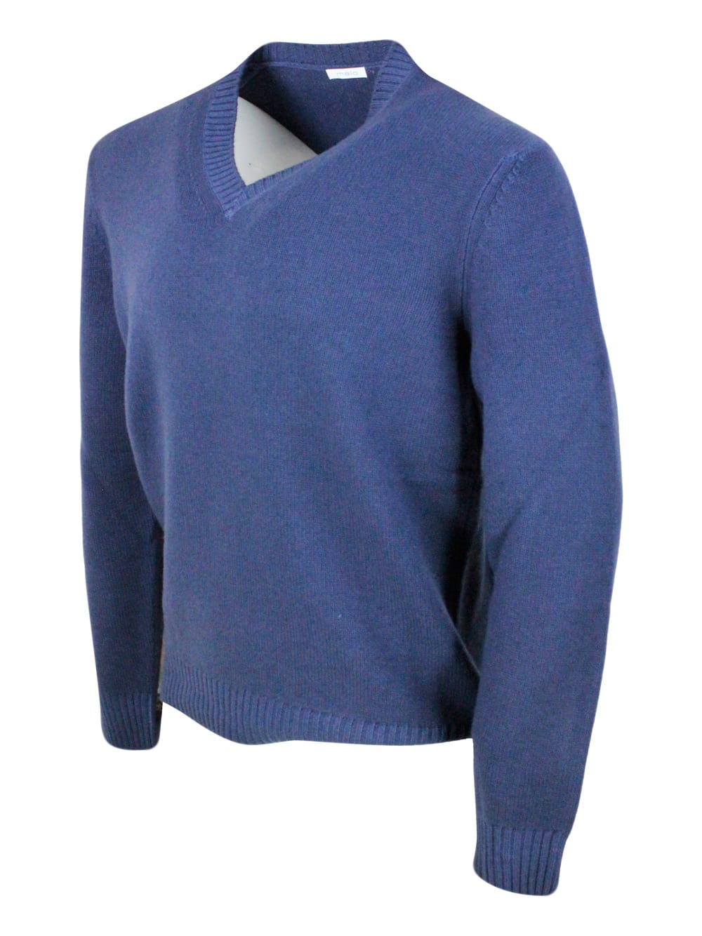 Shop Malo Sweater In Blue