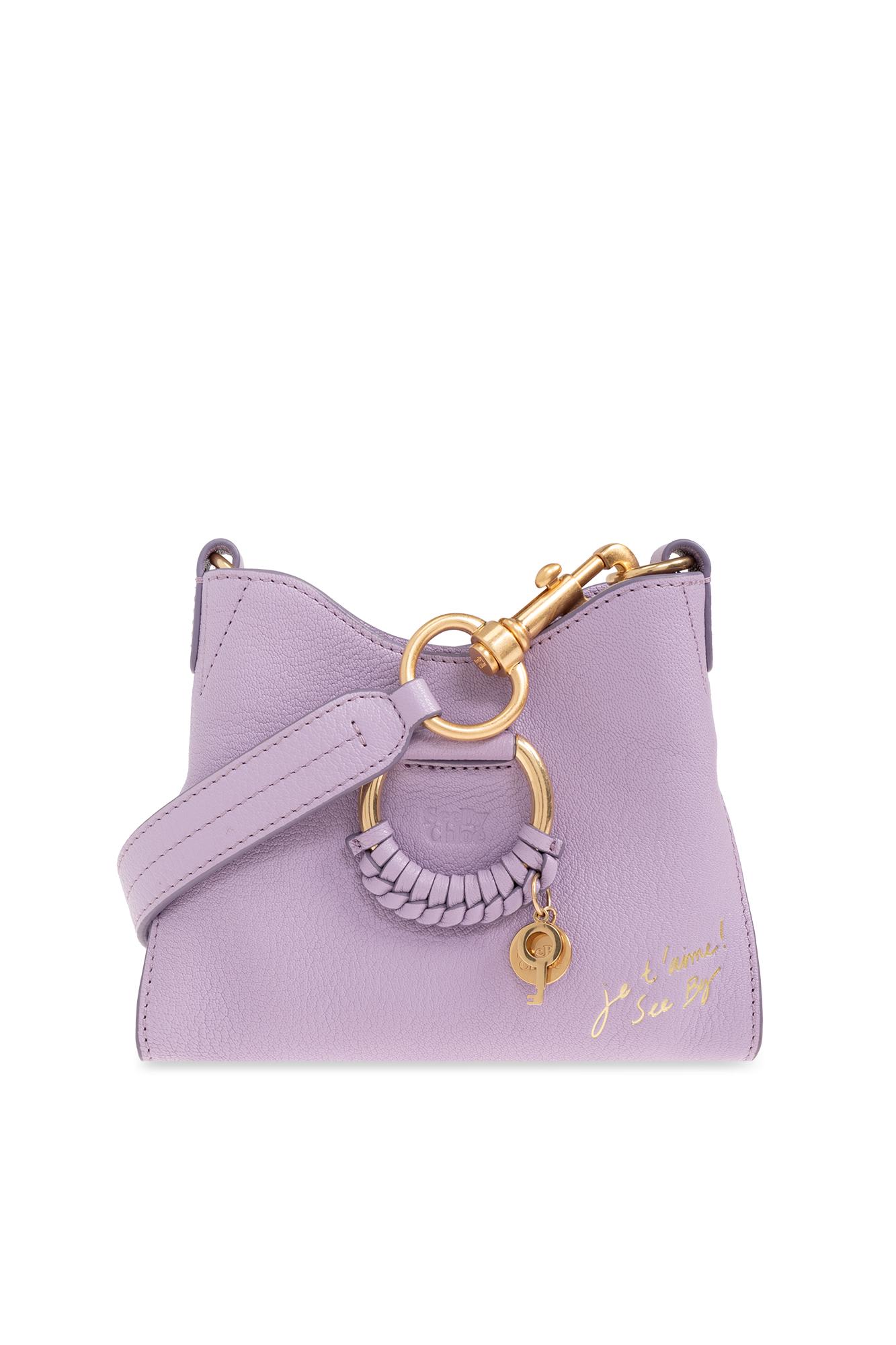 Shop See By Chloé Mara Small Shoulder Bag In Lilac