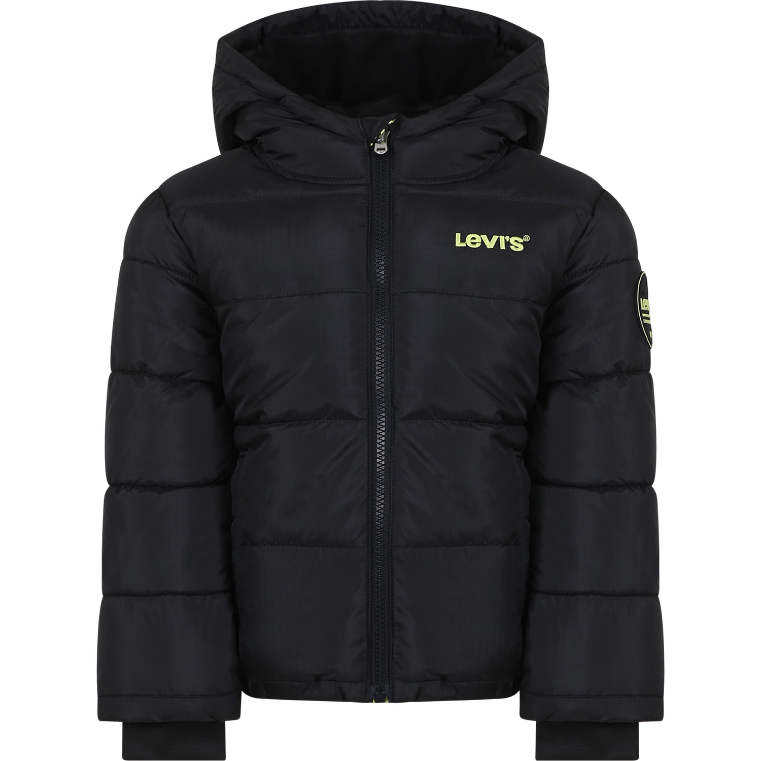 Levi's Kids' Black Jacket For Boy With Logo