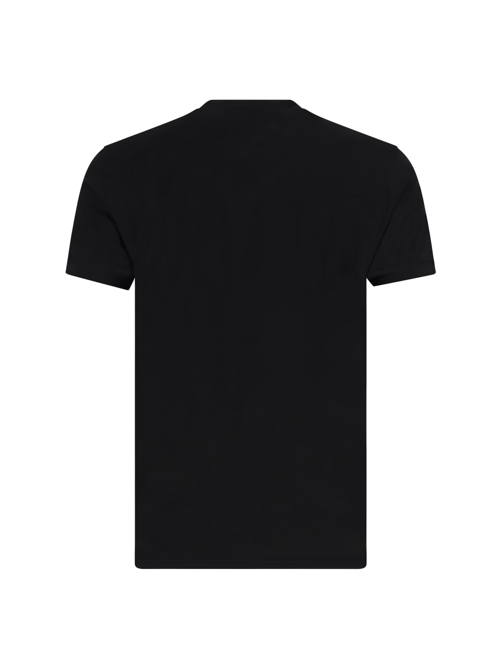 Shop Dsquared2 T-shirt In Black/white