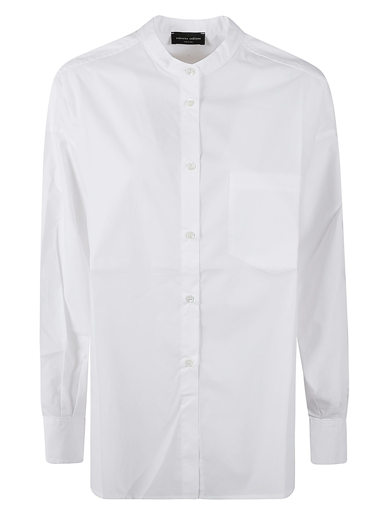 Roberto Collina Cotton Shirt For Everyday Comfort In White