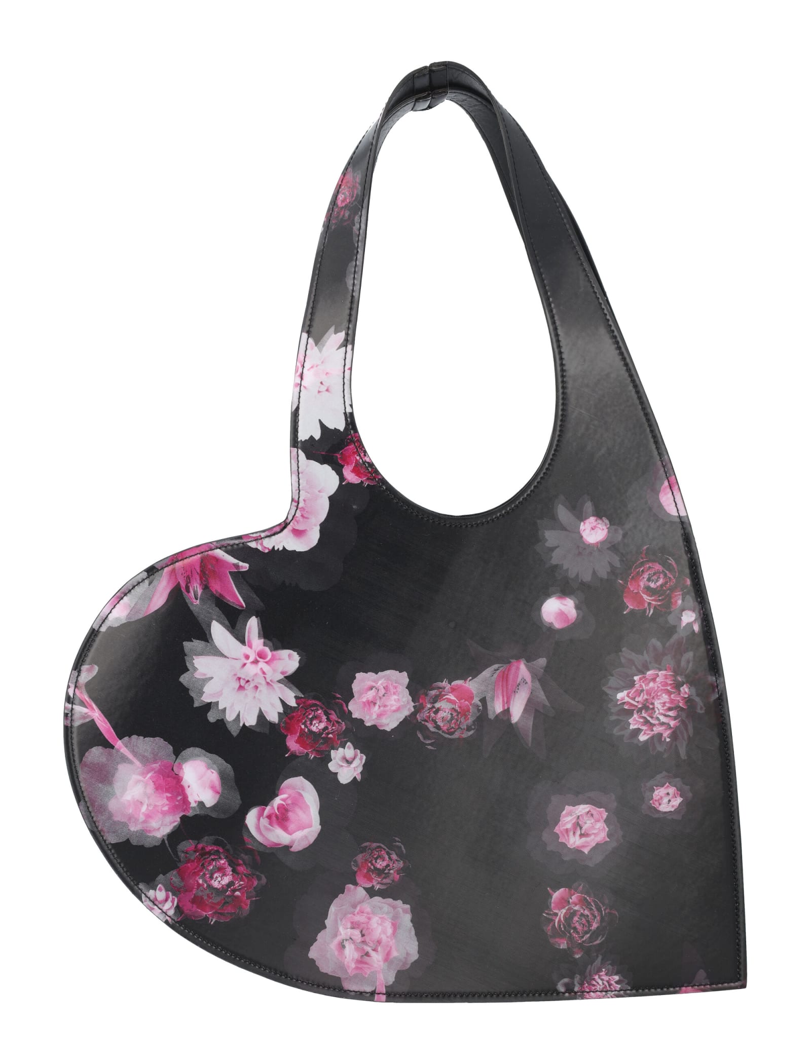 COPERNI HEART HOLOGRAPHIC TOTE BAG