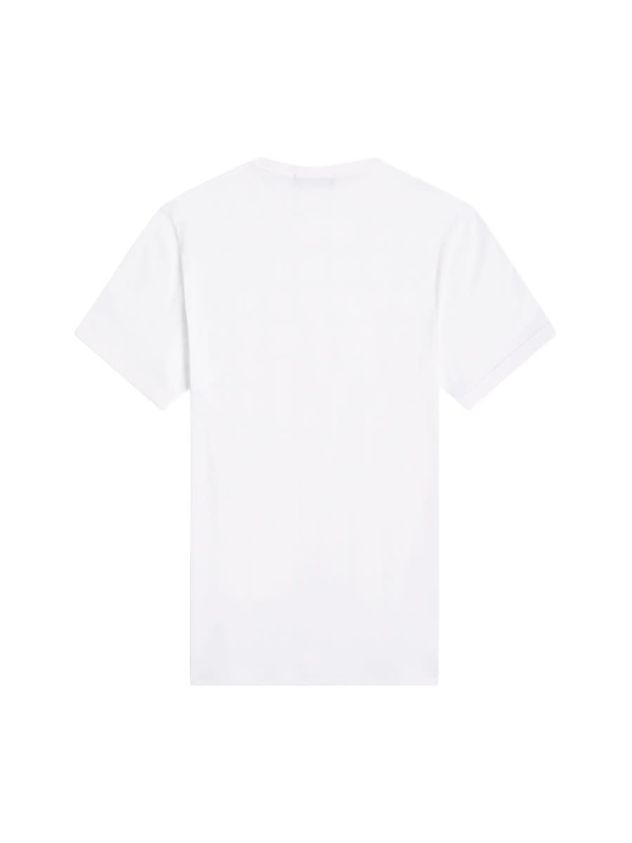 Fred Perry Classic Crew Neck Tee In White