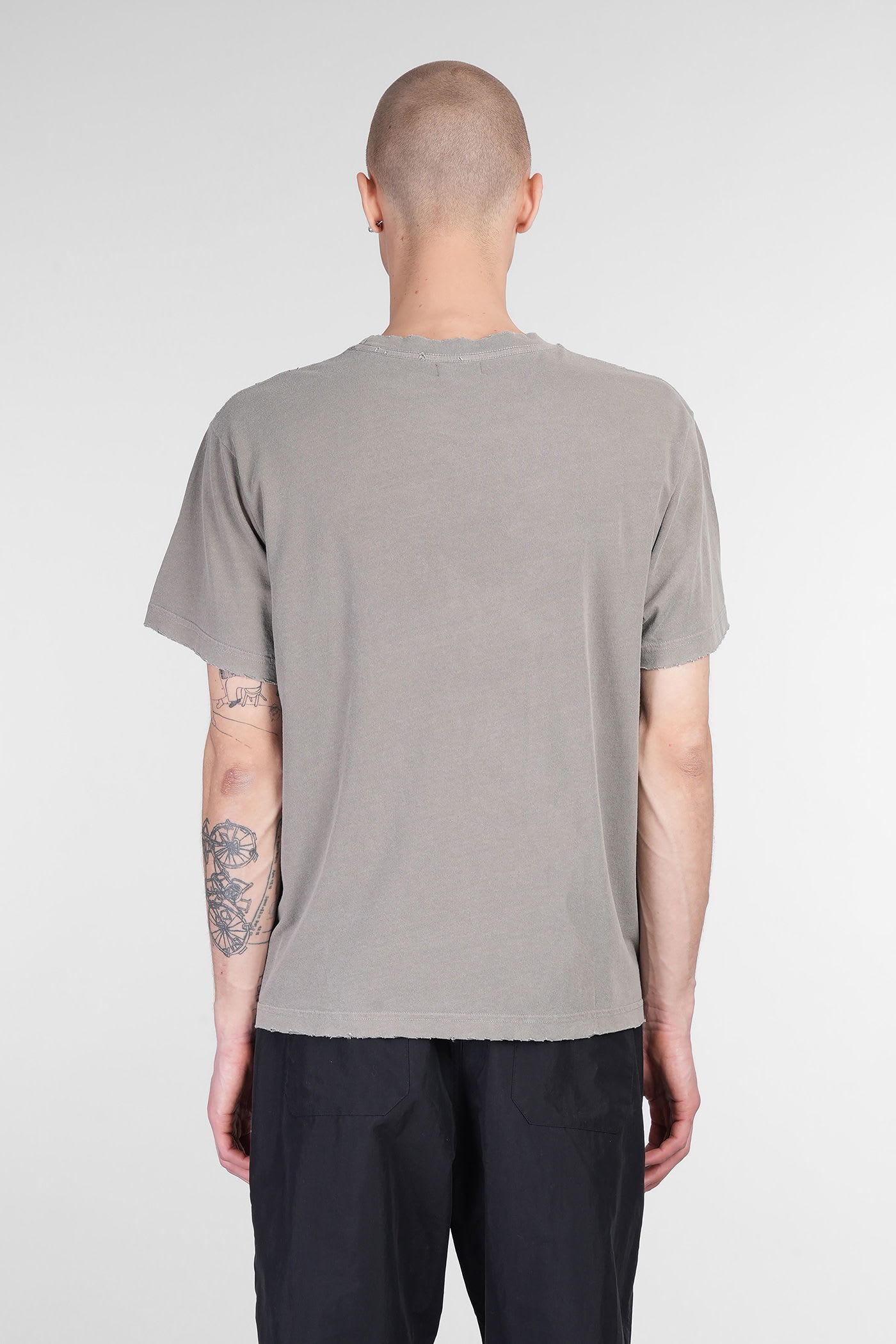 John Elliott T-shirt In Green Cotton