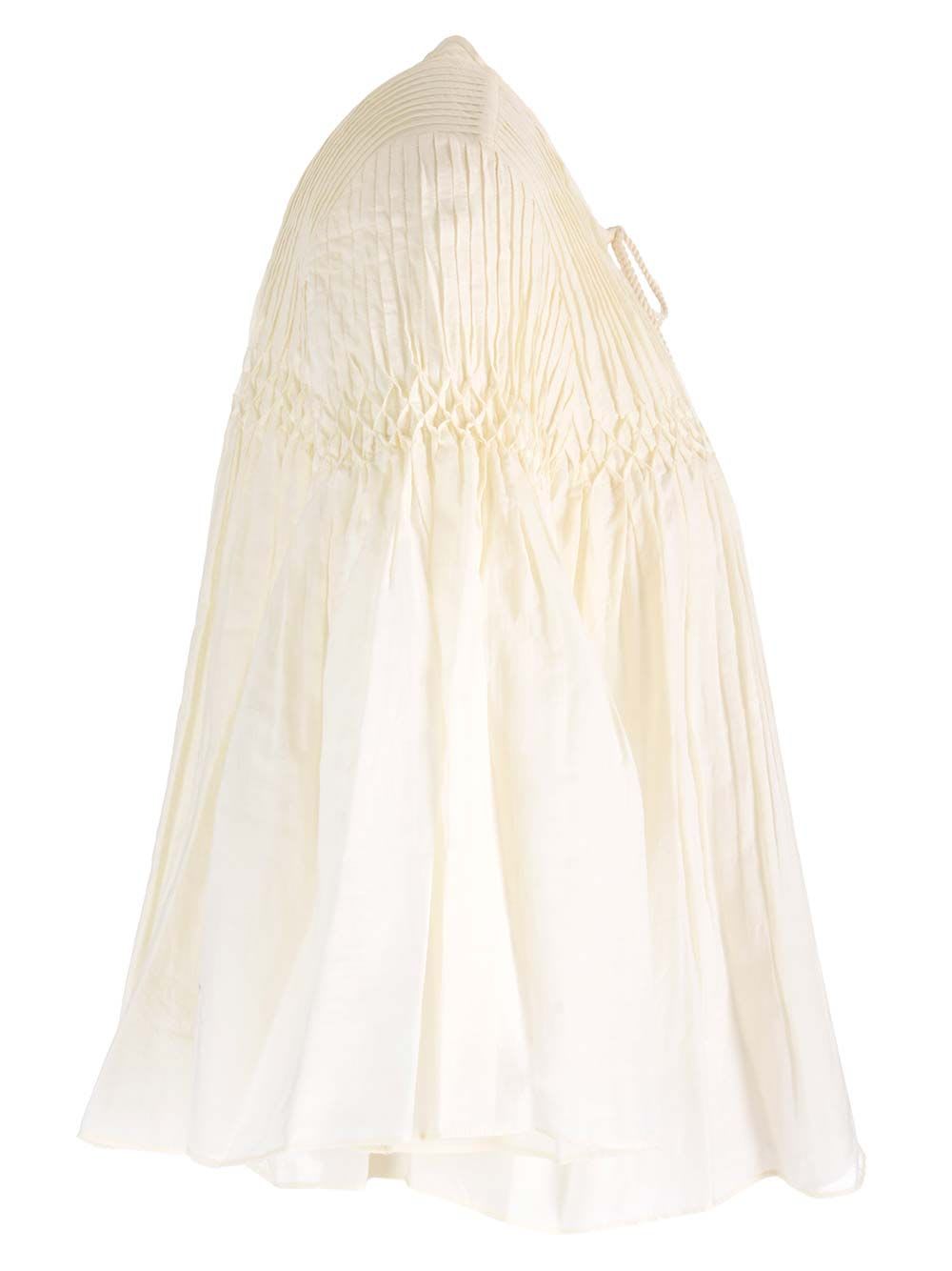 Shop Marant Etoile Axeliana Blouse In Ecru In White