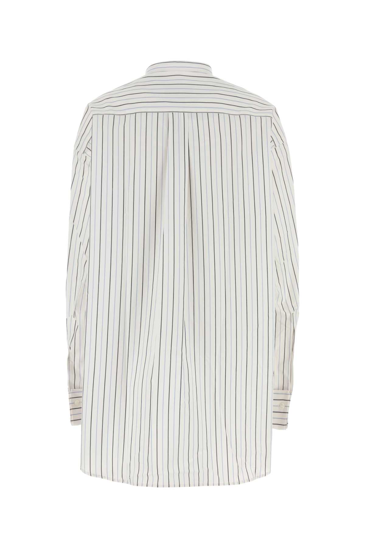Ami Alexandre Mattiussi Ami Paris Shirts In Offwhitebluenotenavy