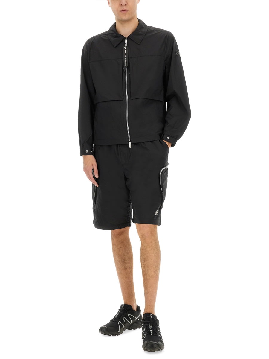 Moose Knuckles Men Waverly Shirt Jacket In Black