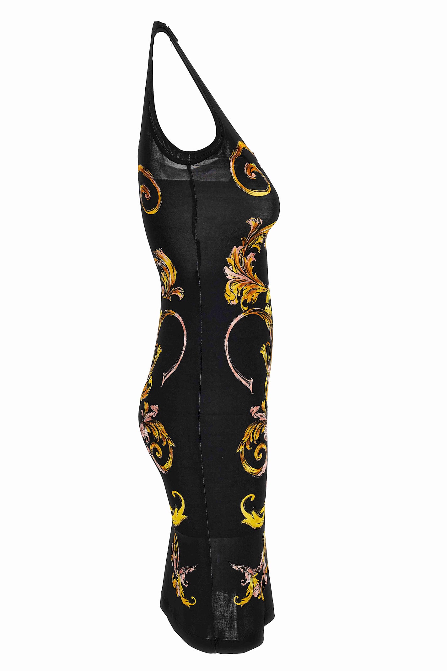 Versace Jeans Couture Dress In Black