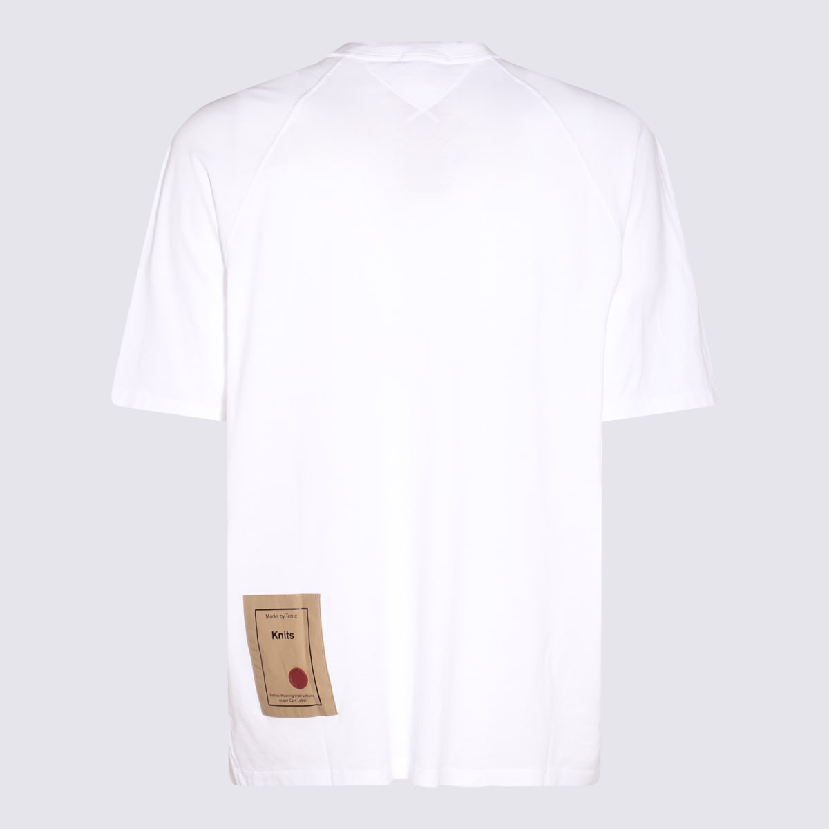 Shop Ten C White Cotton T-shirt