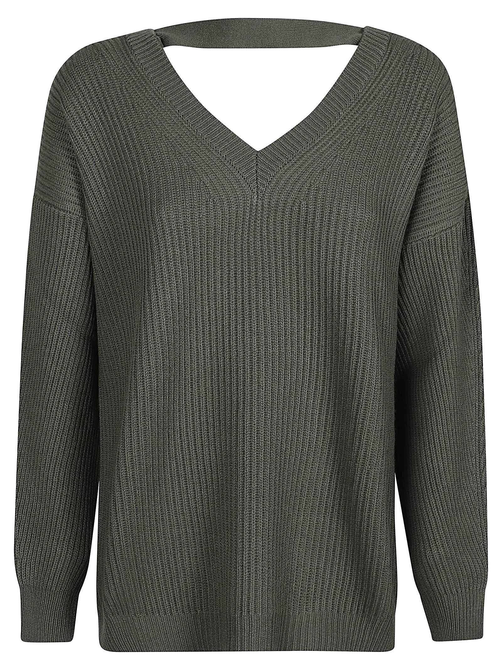 Shop Canessa Artic Love V Neck Sweater In Wild