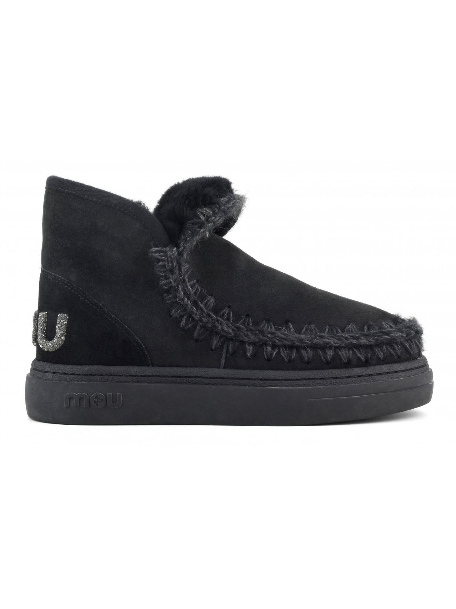 Eskimo Sneaker Bold In Black Leather