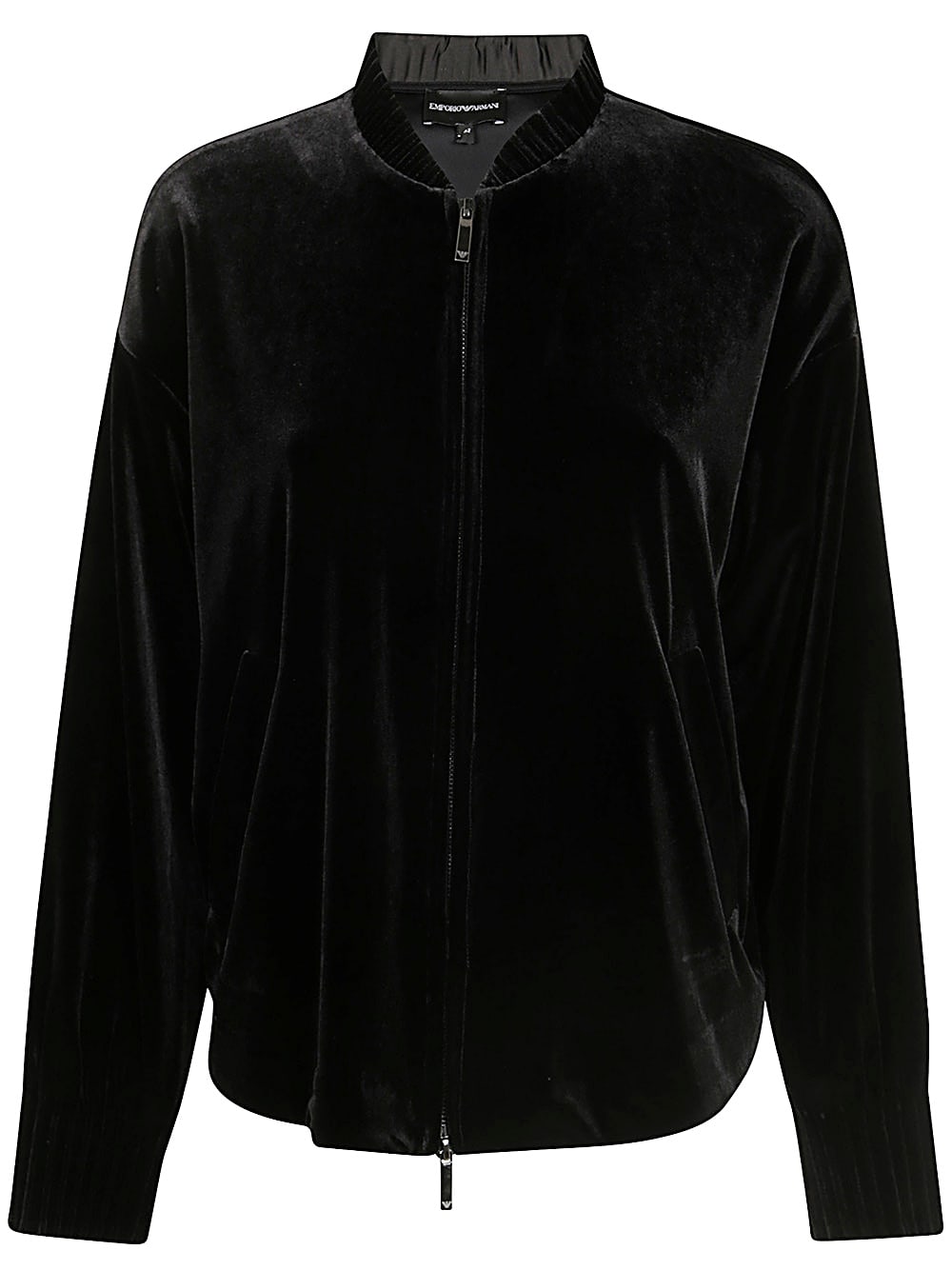 Shop Emporio Armani Blouson Jacket In Black