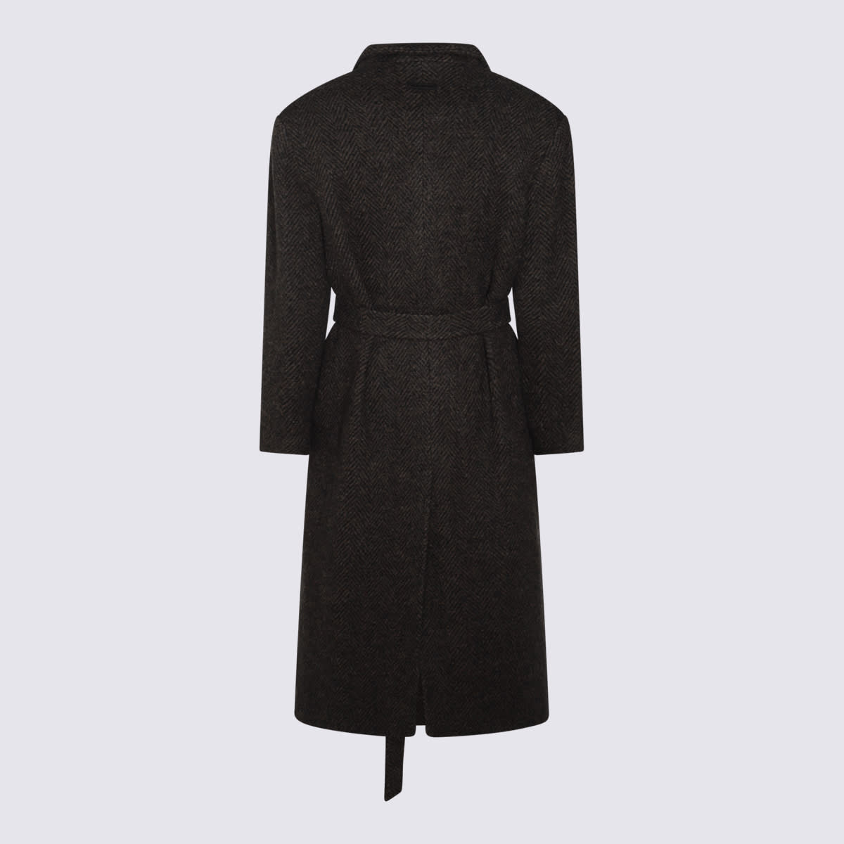 FEAR OF GOD BROWN WOOL COAT 