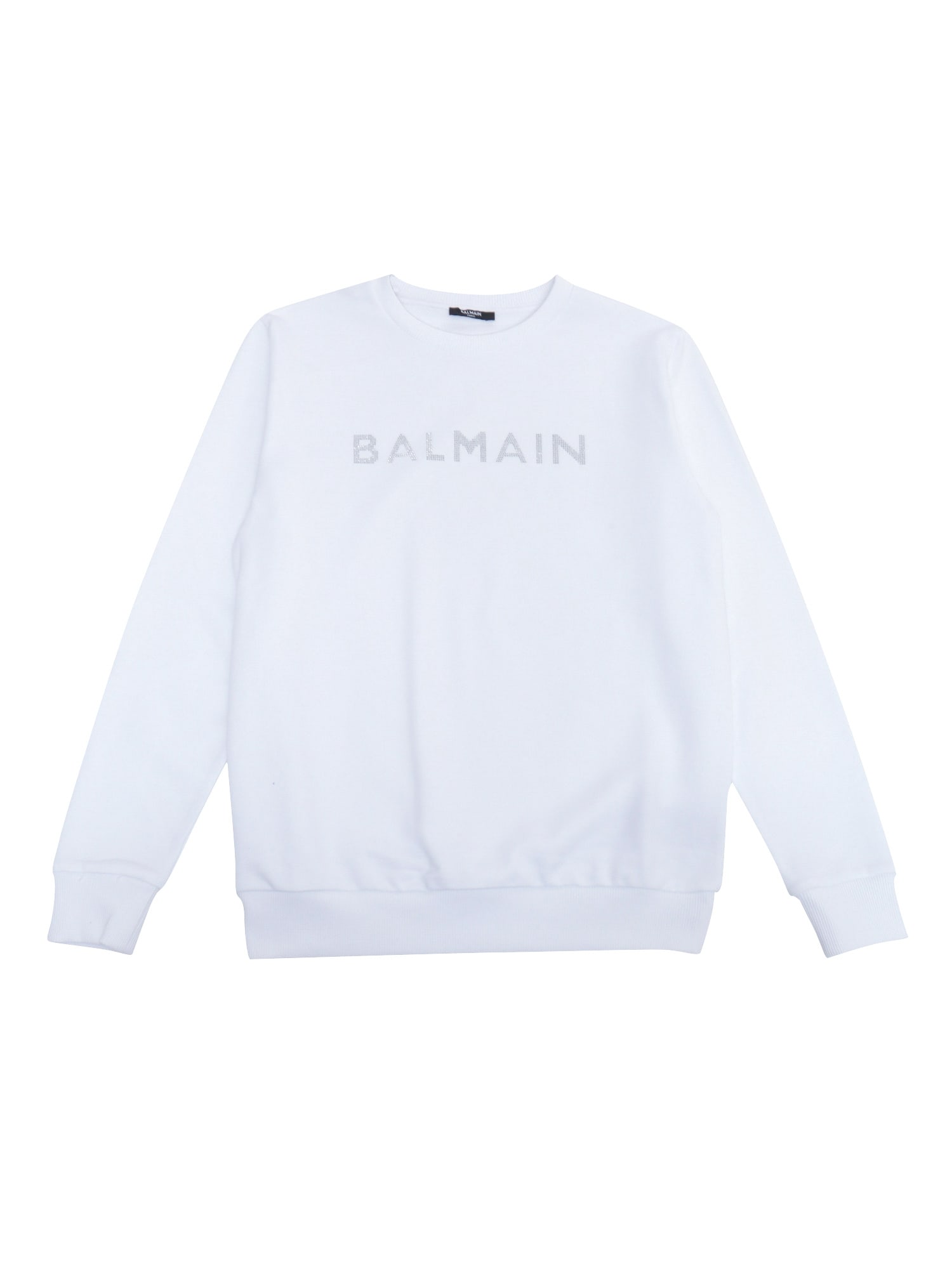 Balmain White Sweatshirt
