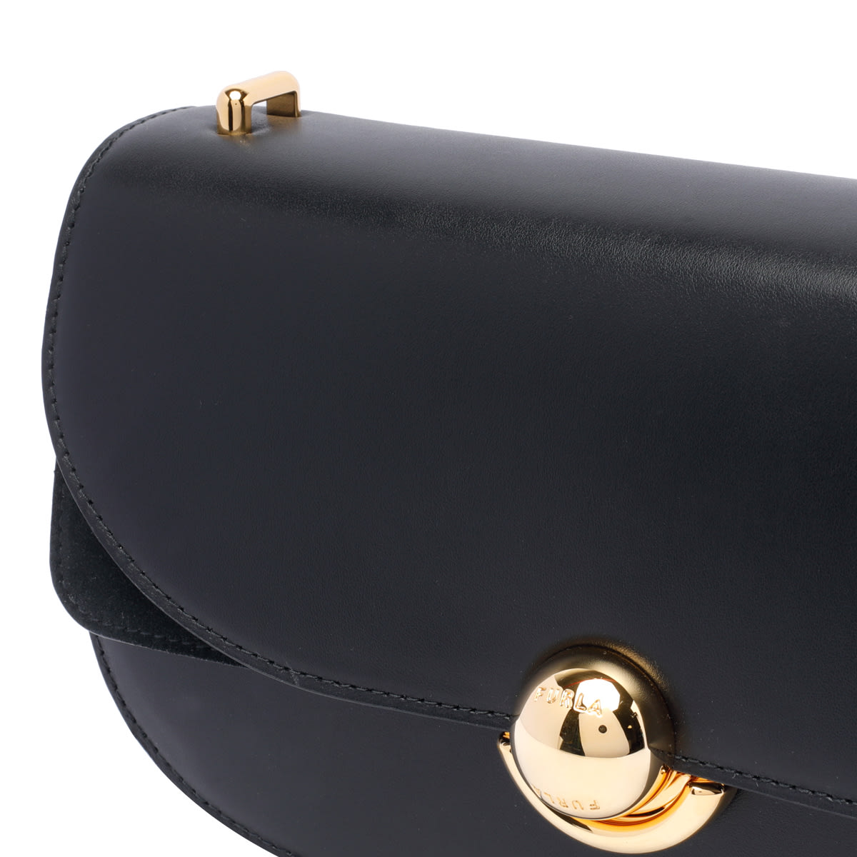 Shop Furla Sfera Small Shoulder Bag Small In Black