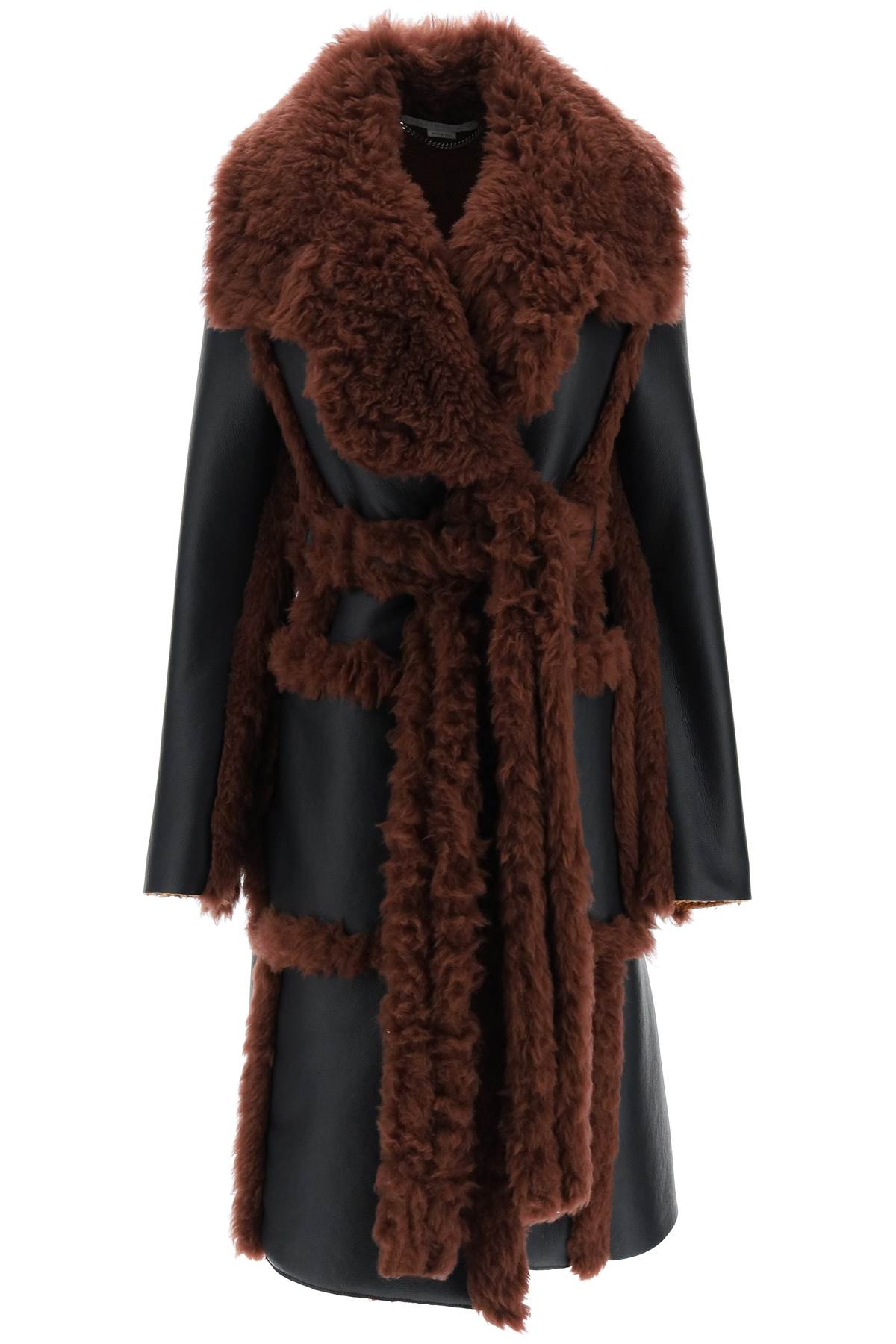 Stella McCartney Alter Mat Coat With Fur-free-fur