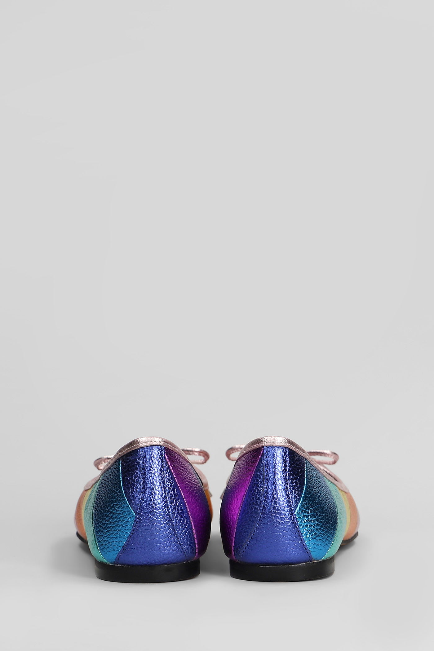 Kurt Geiger Eagle Ballet Flats In Multicolor Leather In Multi