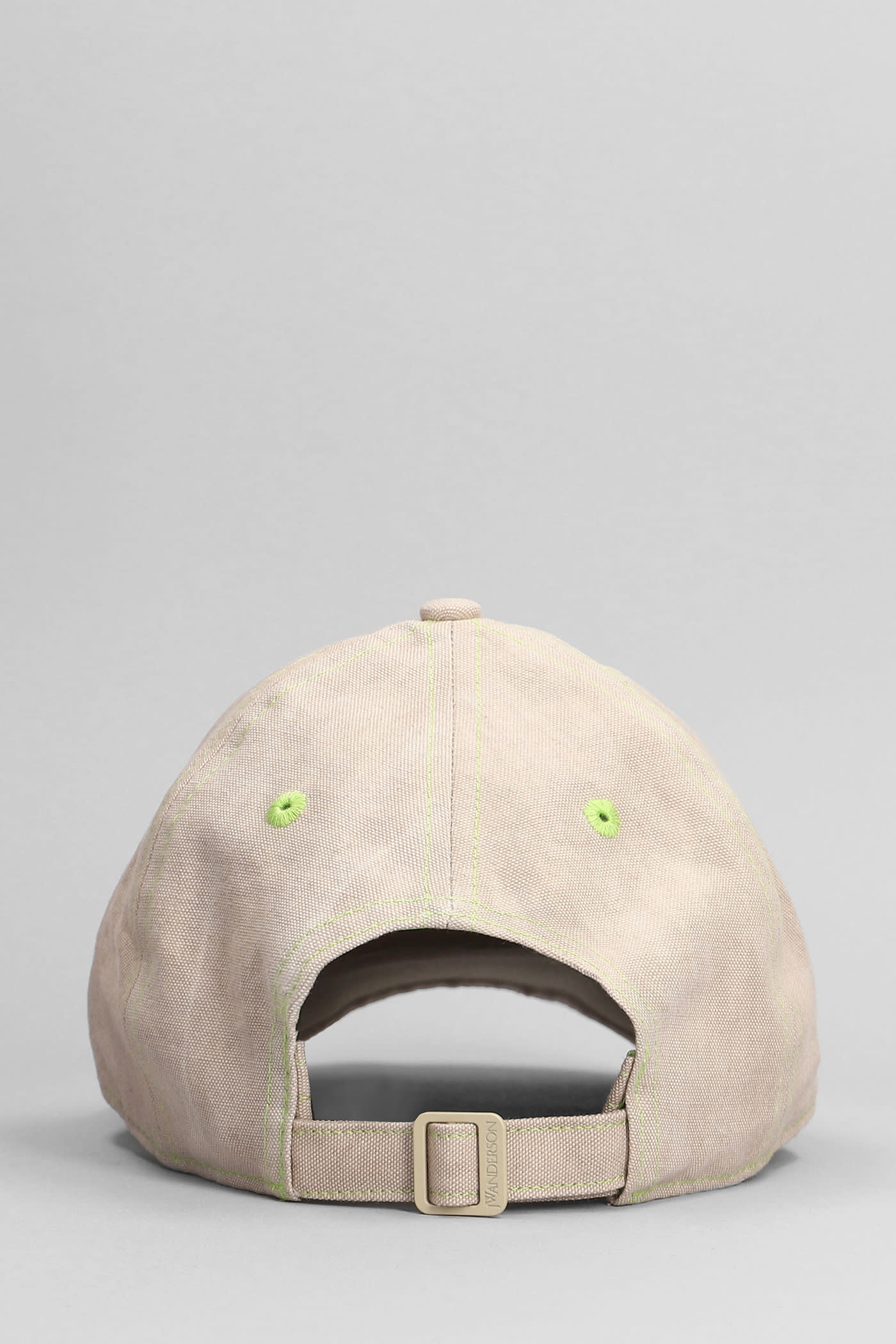 Shop Jw Anderson Hats In Beige Cotton