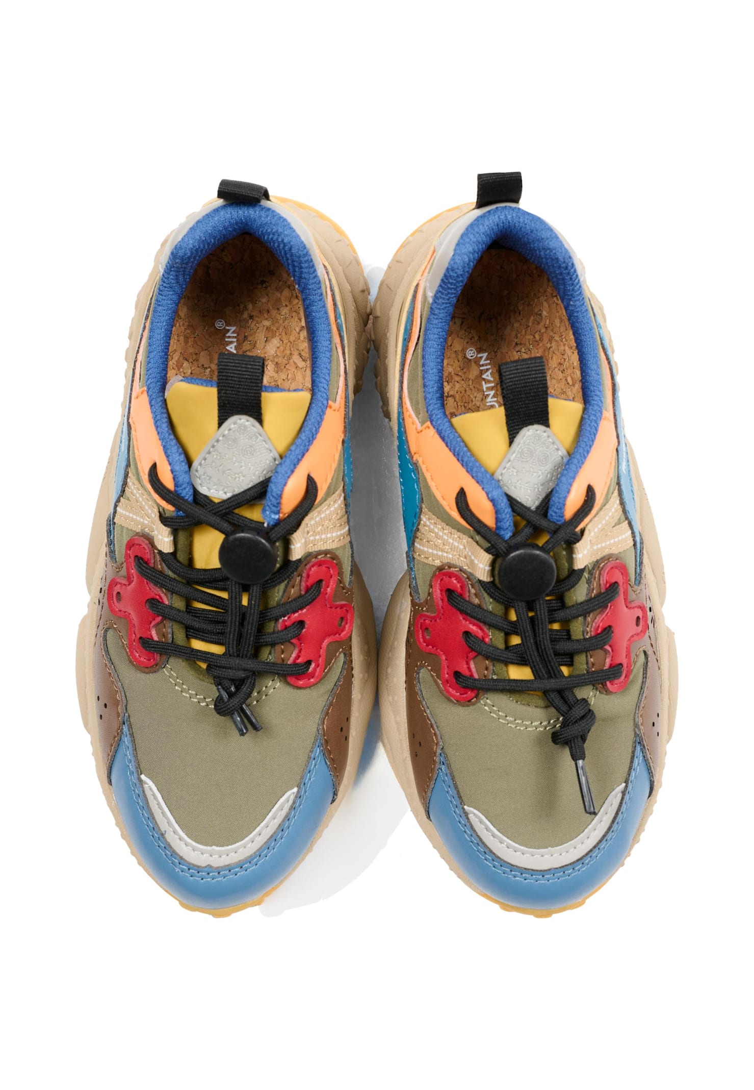 Flower Mountain Multicolor Sneakers For Boy In Multi