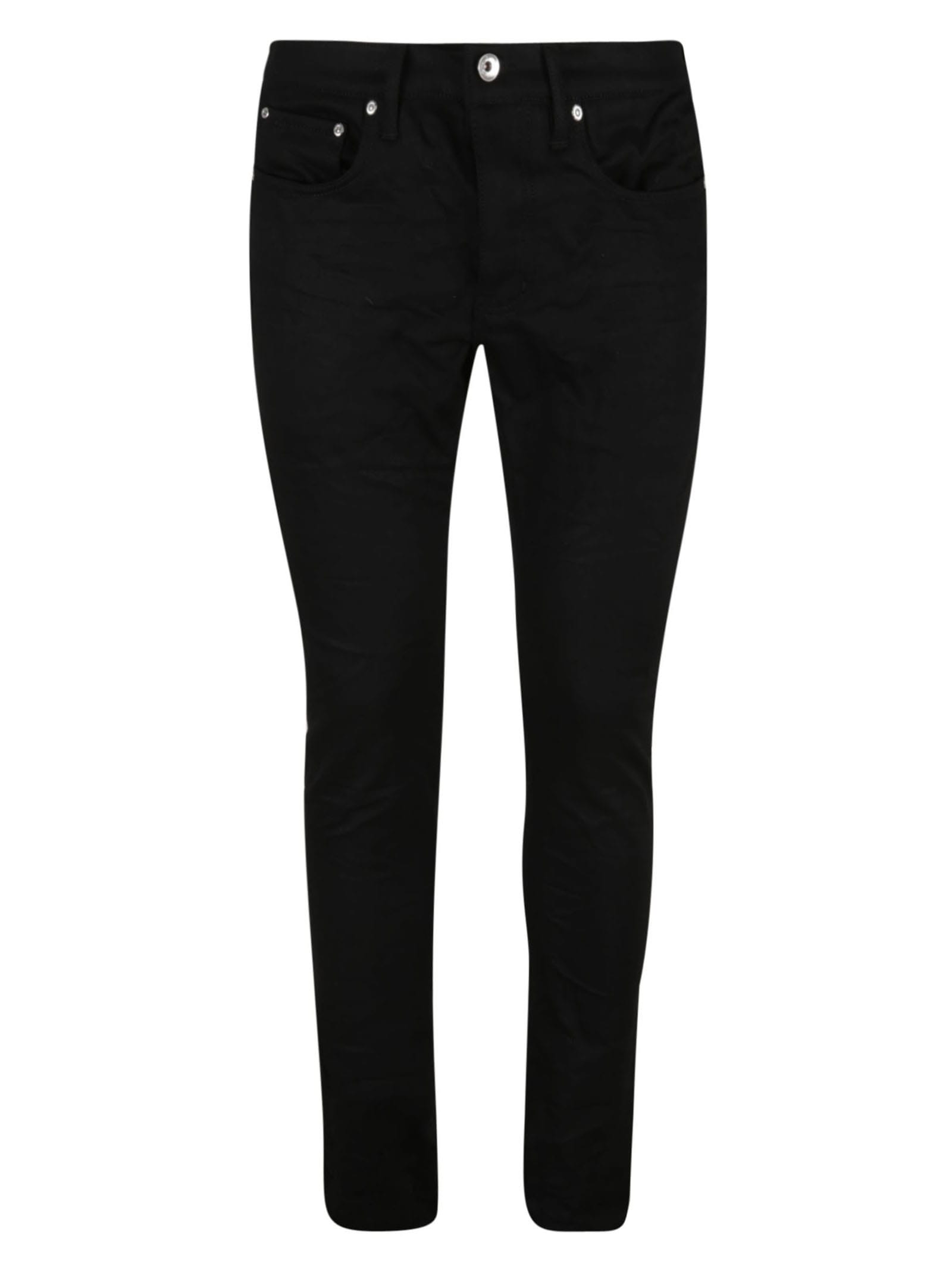 Purple Brand Classic Fitted Jeans In Raw Black