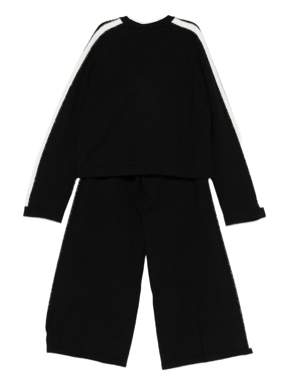 Twinset Kids Tracksuit With Logo In Black