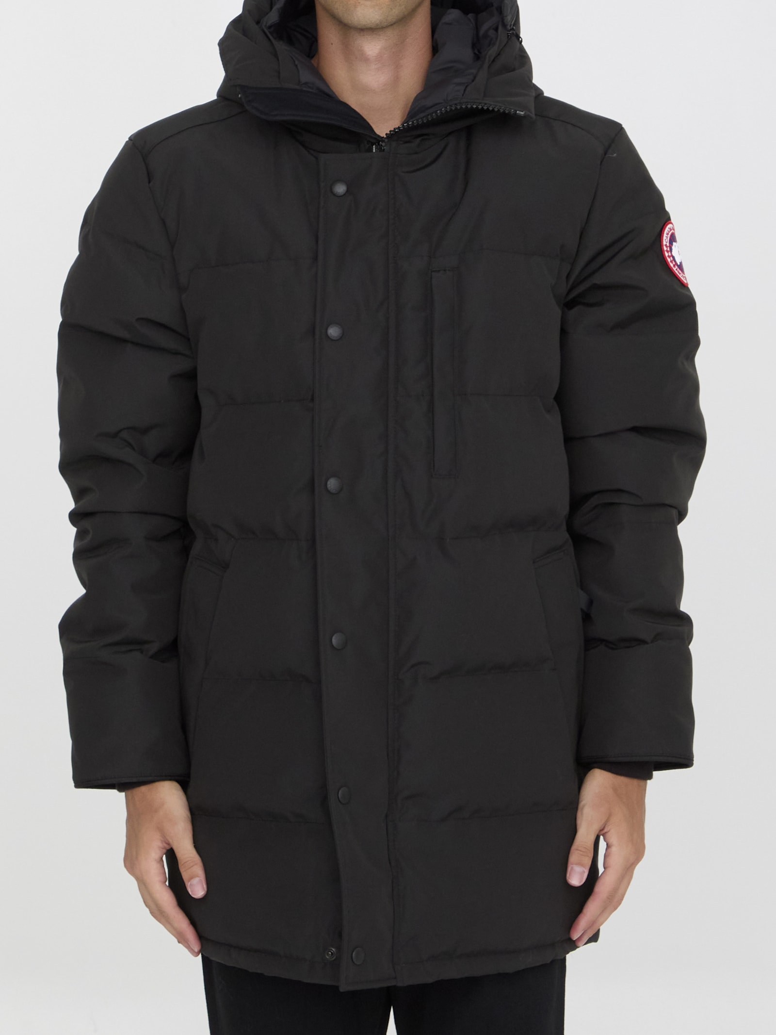 Shop Canada Goose Carson Down Jacket In Black