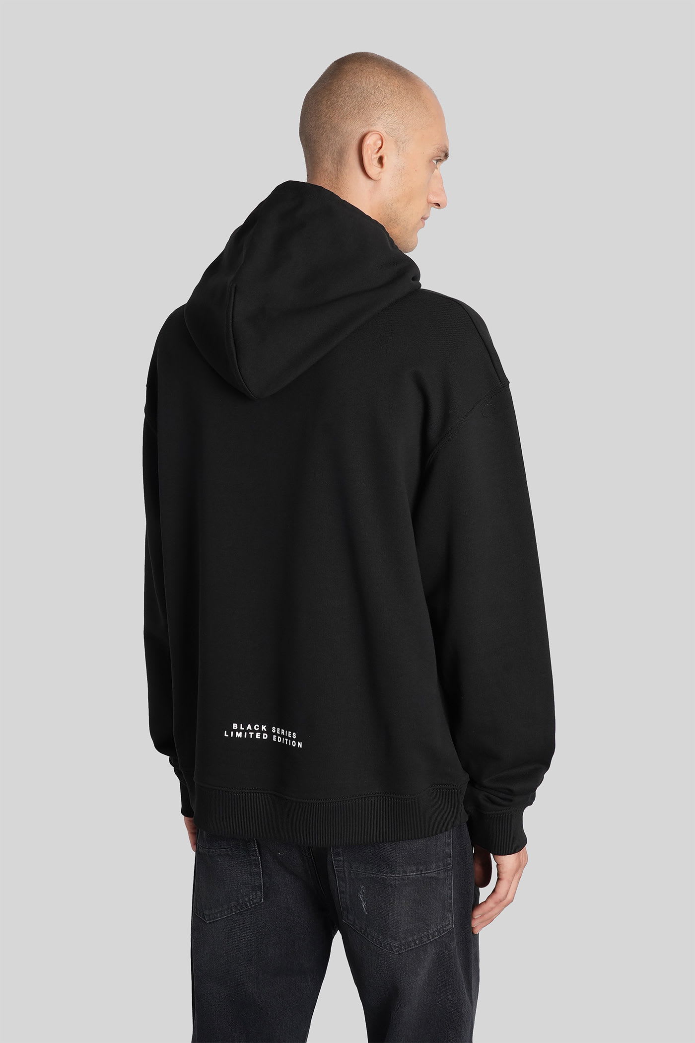 Ih Nom Uh Nit Graphic Print Crewneck Sweater Long Sleeves In Black